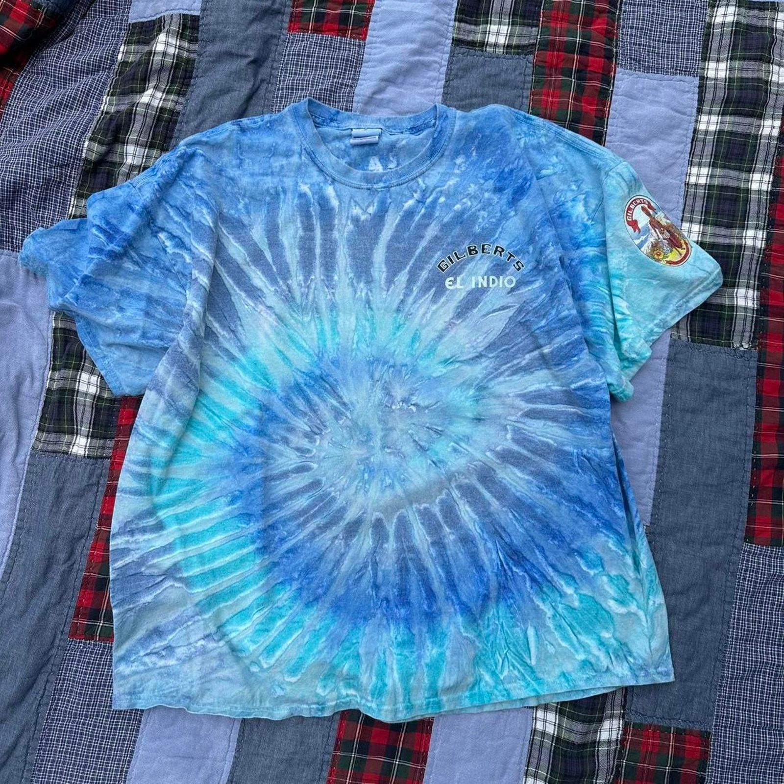 Vintage Tie Dye Gilbert’s El Indio Santa Monica Graphic Shirt Size US XXL / EU 58 / 5 - 7 Thumbnail