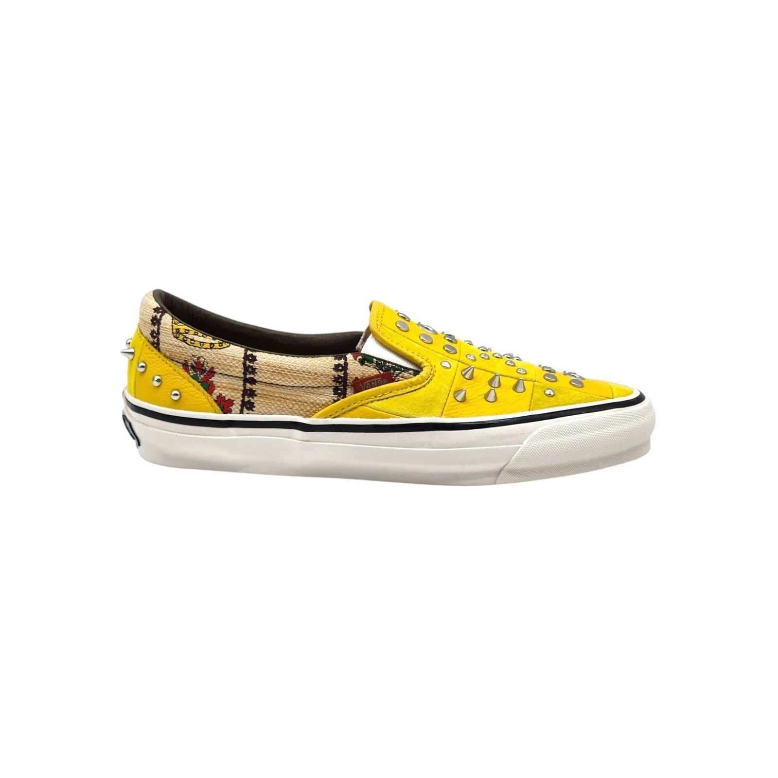 Gucci Vault OG Classic Checkered Studded Slip-On Sneakers US 10 Size US 10 / EU 43 - 3 Thumbnail