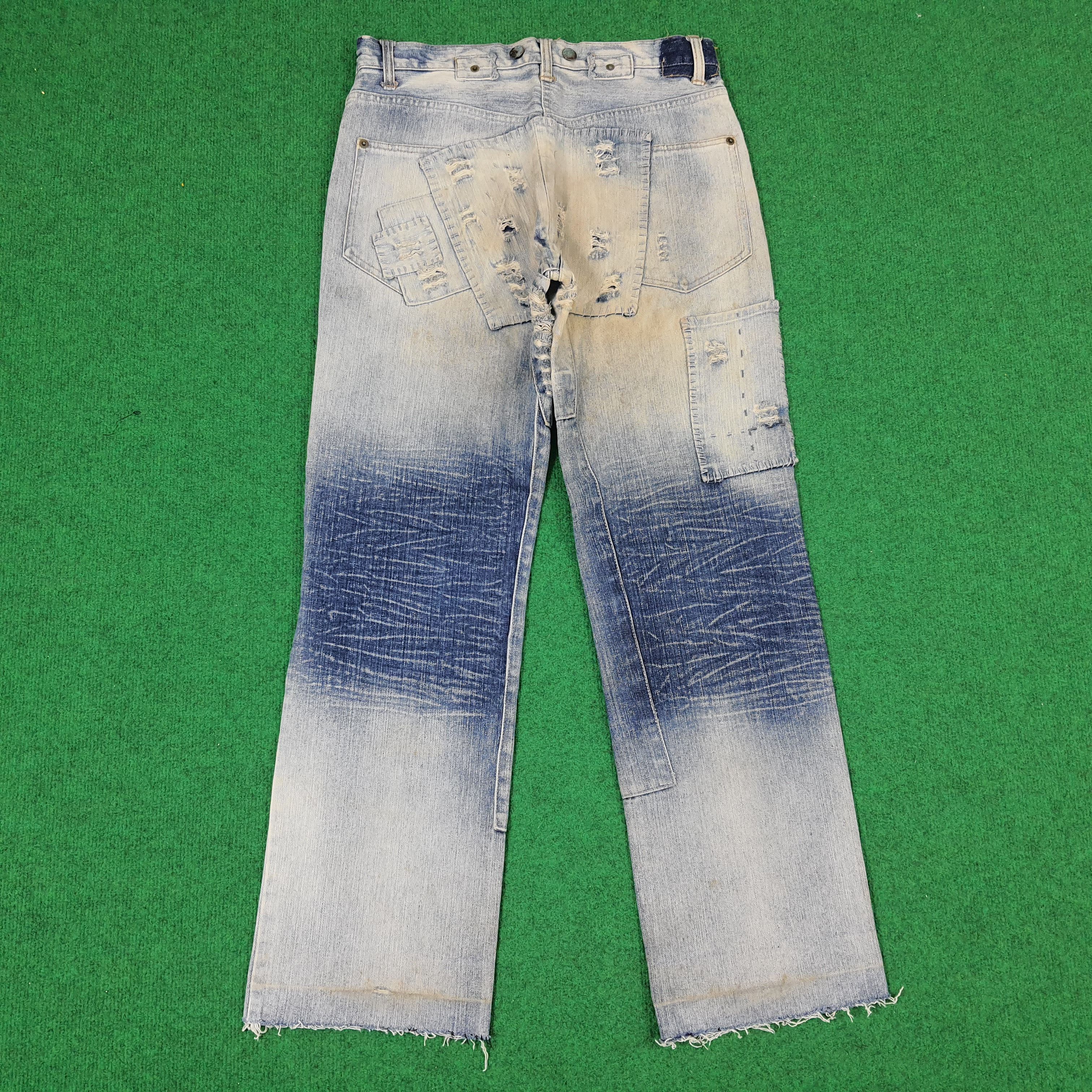 Designer × Satisfy × Vintage Vintage Satisfy Denim Rework Style Jeans Size US 30 / EU 46 - 5 Thumbnail