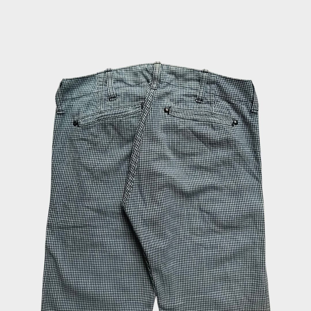 Pure Blue Japan Syoaiya Pure blue Japan houndstooth leather list pocket Size US 29 - 4 Thumbnail