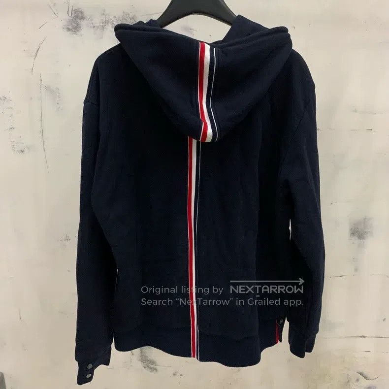 Thom Browne Thom Browne Blue and green zipper hoodie Size US L / EU 52-54 / 3 - 2 Thumbnail