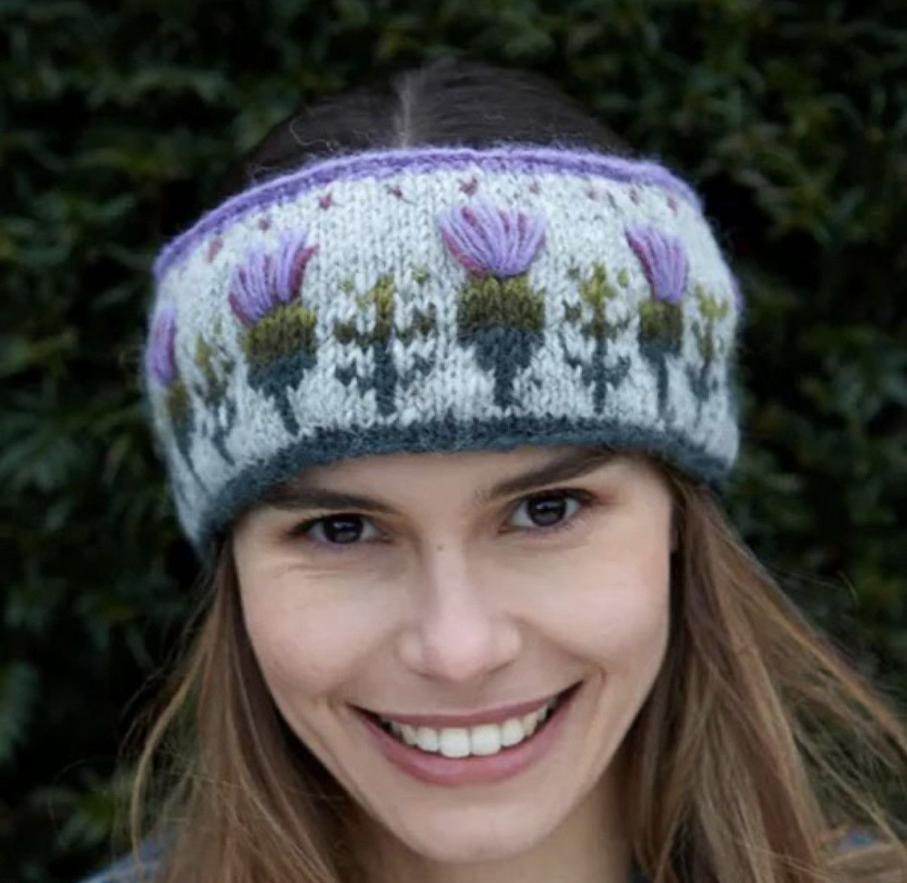 Dale Of Norway New Pachamama Thistle Headband 100% Wool Size ONE SIZE - 2 Thumbnail