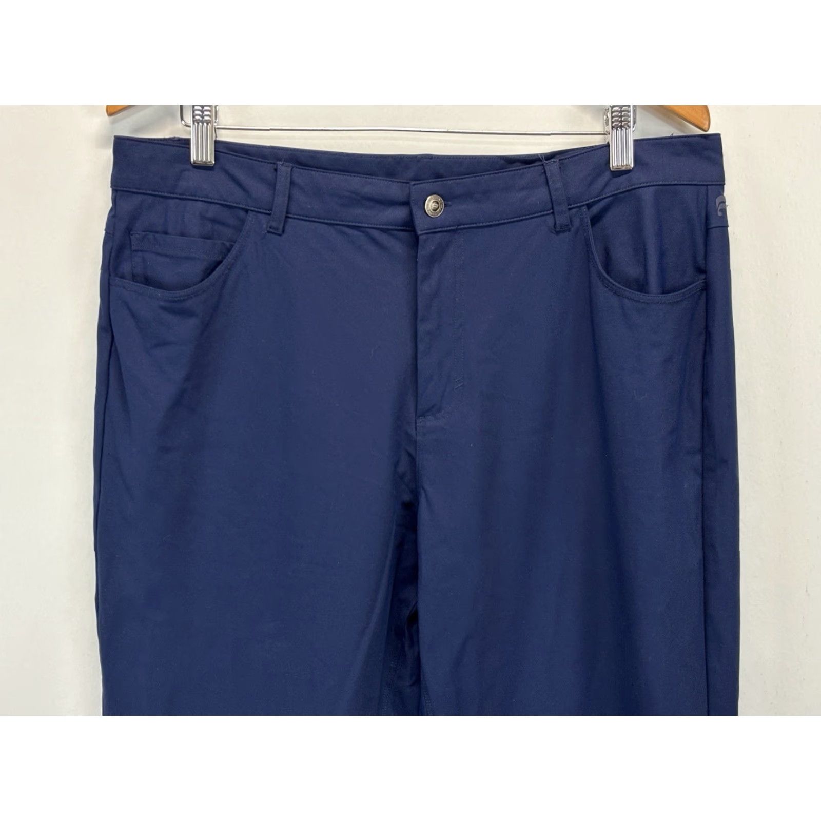 Fabletics FABLETICS Men’s 36x34 (36x33) The Don Trouser 5 Pocket Pant Navy Stretch Size US 36 / EU 52 - 2 Thumbnail