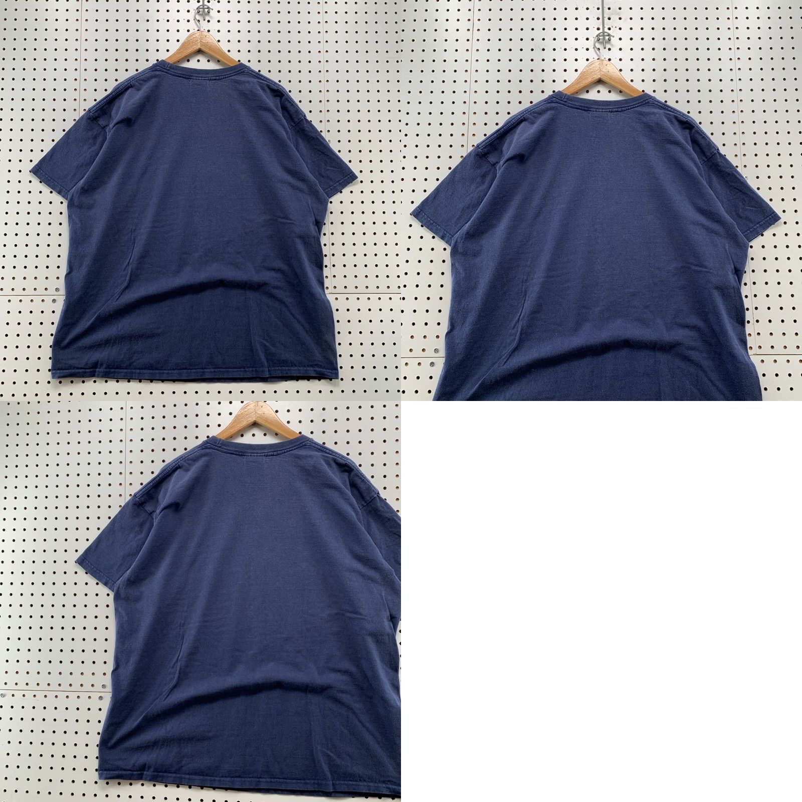Nike VINTAGE Nike Essential Swoosh Shirt Mens XL Navy Blue Distressed Y2K Size US XL / EU 56 / 4 - 9 Thumbnail