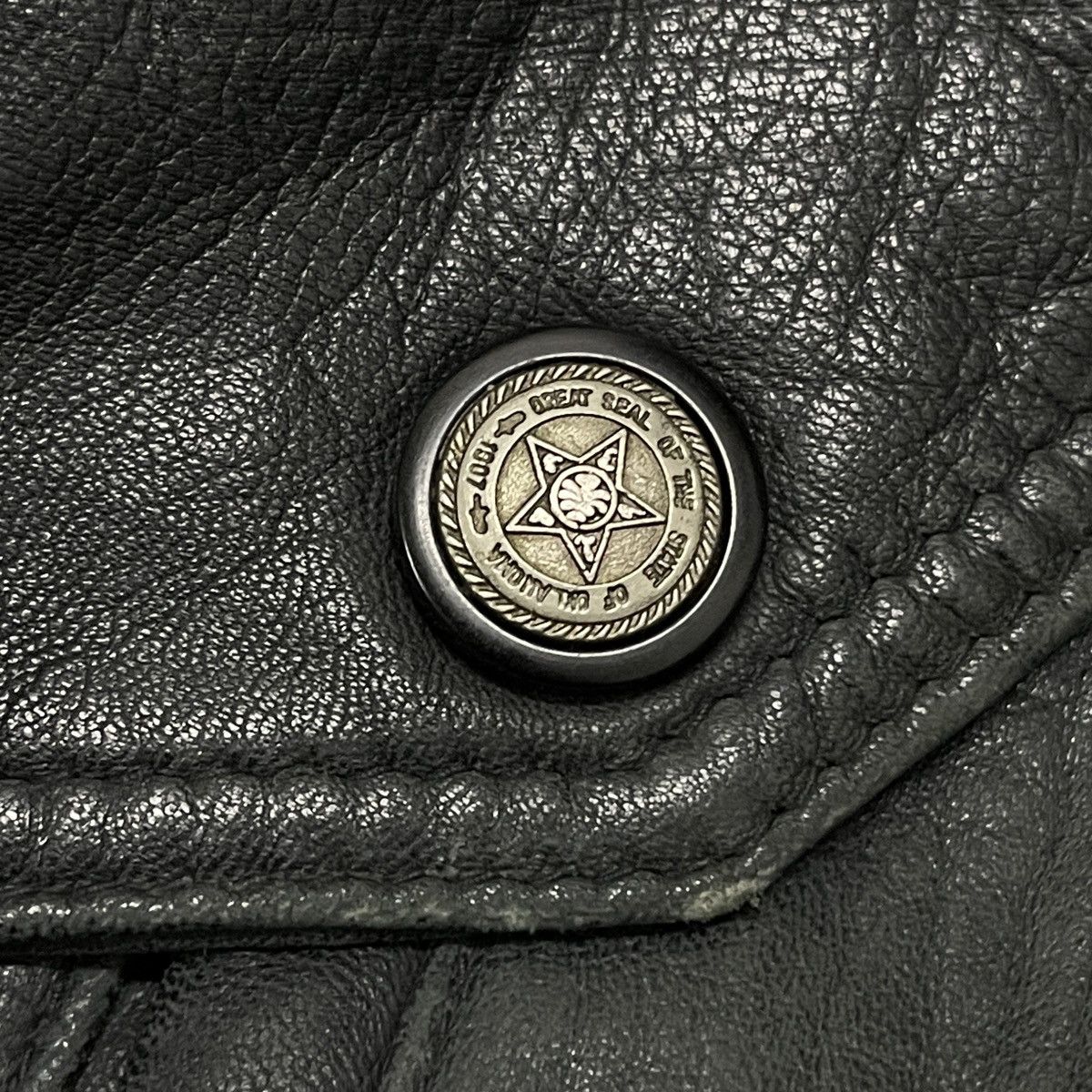 Genuine Leather Vtg Moda Italiana Flight Bomber Leather Jacket Fur Collar Size US L / EU 52-54 / 3 - 10 Thumbnail