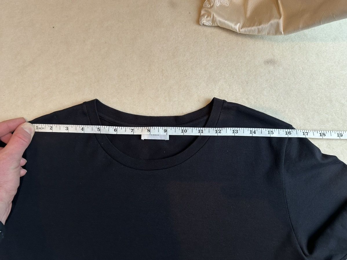 Saint Laurent Paris $550 Saint Laurent Rive Gauche black logo t shirt M Size US M / EU 48-50 / 2 - 7 Thumbnail