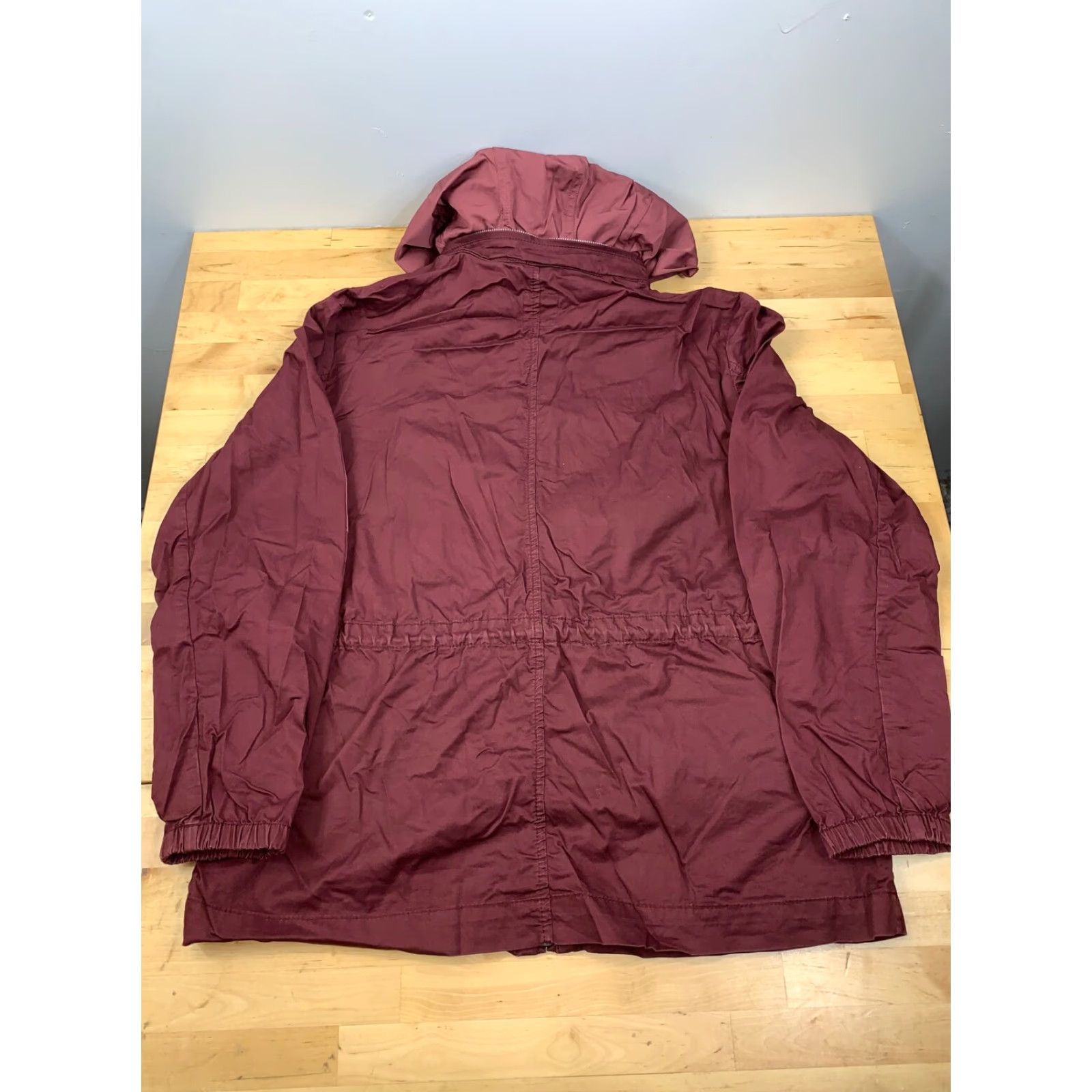 Gap Womens Gap Full Zip Jacket XL Maroon Hooded Outdoor Casual #3778 Size XL / US 12-14 / IT 48-50 - 2 Thumbnail