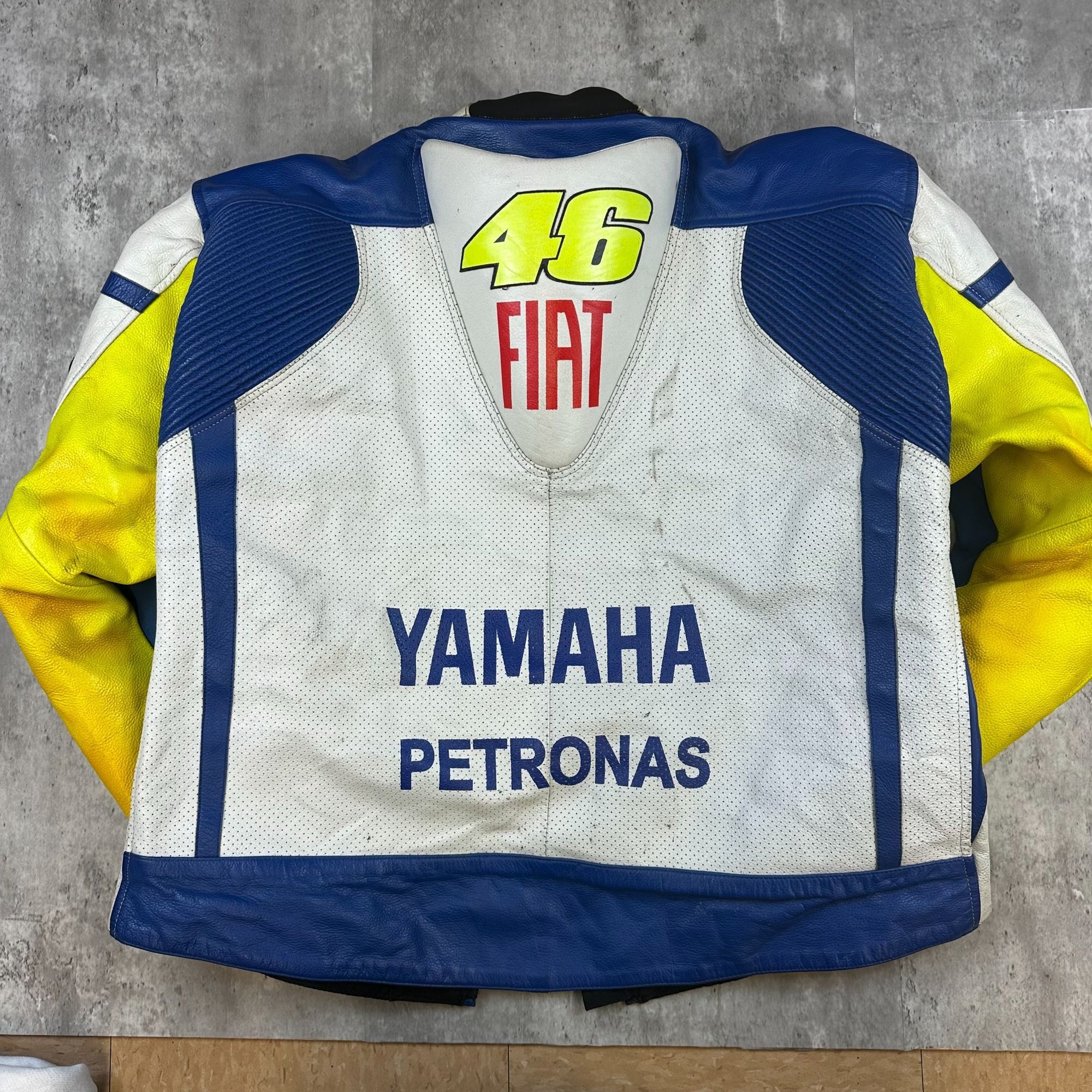 Yamaha Vintage Yamaha Leather Moto Jacket With Pads (M) Size US M / EU 48-50 / 2 - 2 Thumbnail