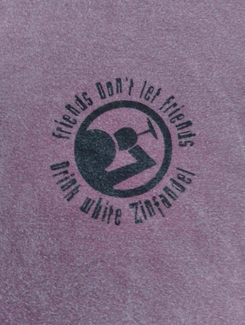 Vintage Crazy Shirt friends drink white zinfandel Vintage 90s Tshirt Size US XL / EU 56 / 4 - 6 Thumbnail