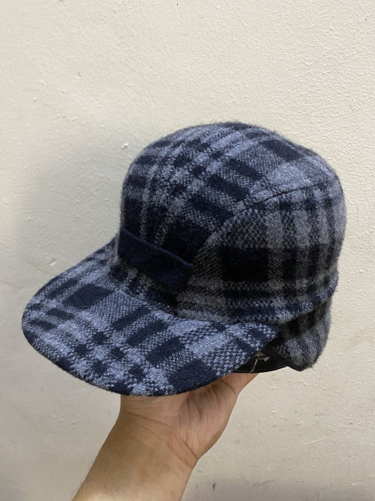 RRL Ralph Lauren RRL Double RL Ralph Lauren Plaid Earflap Hunting Cap Wool Size ONE SIZE - 2 Thumbnail
