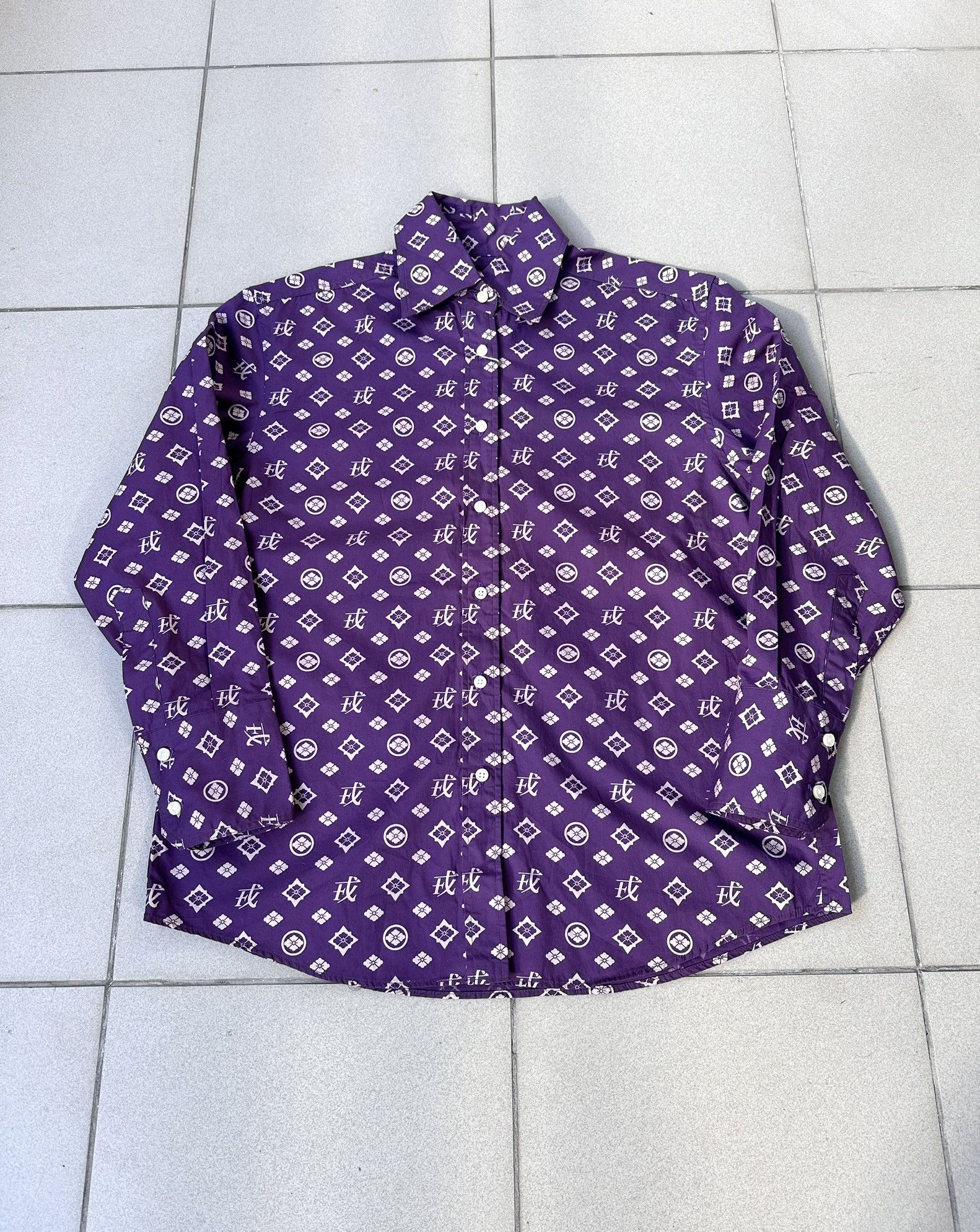 Evisu × Japanese Brand Evisu Donna monogram shirt boxy Size US S / EU 44-46 / 1 - 3 Thumbnail