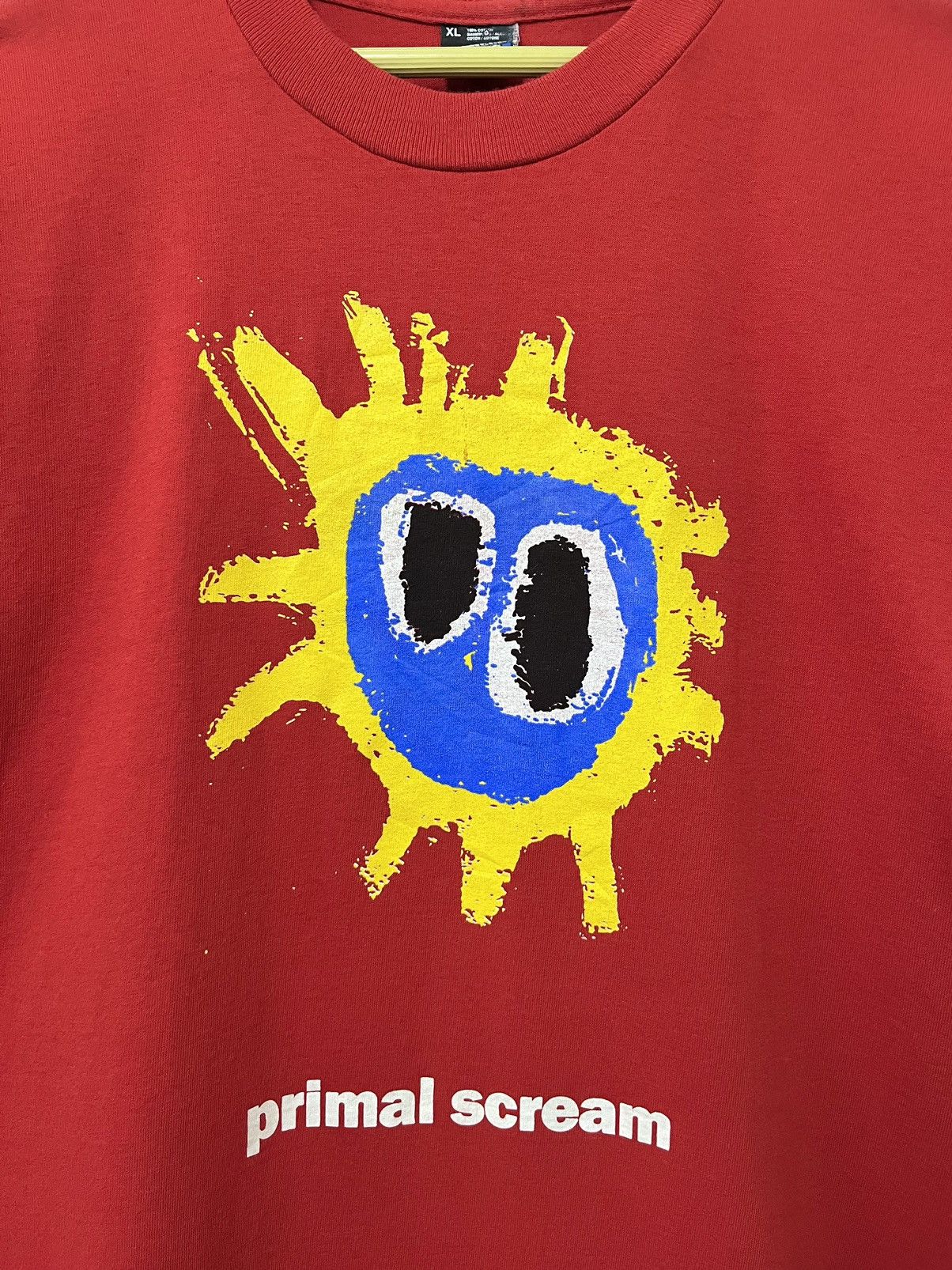 Band Tees VINTAGE 90s PRIMAL SCREAM SCREAMADELICA ROCK BAND TSHIRT Size US XL / EU 56 / 4 - 2 Thumbnail