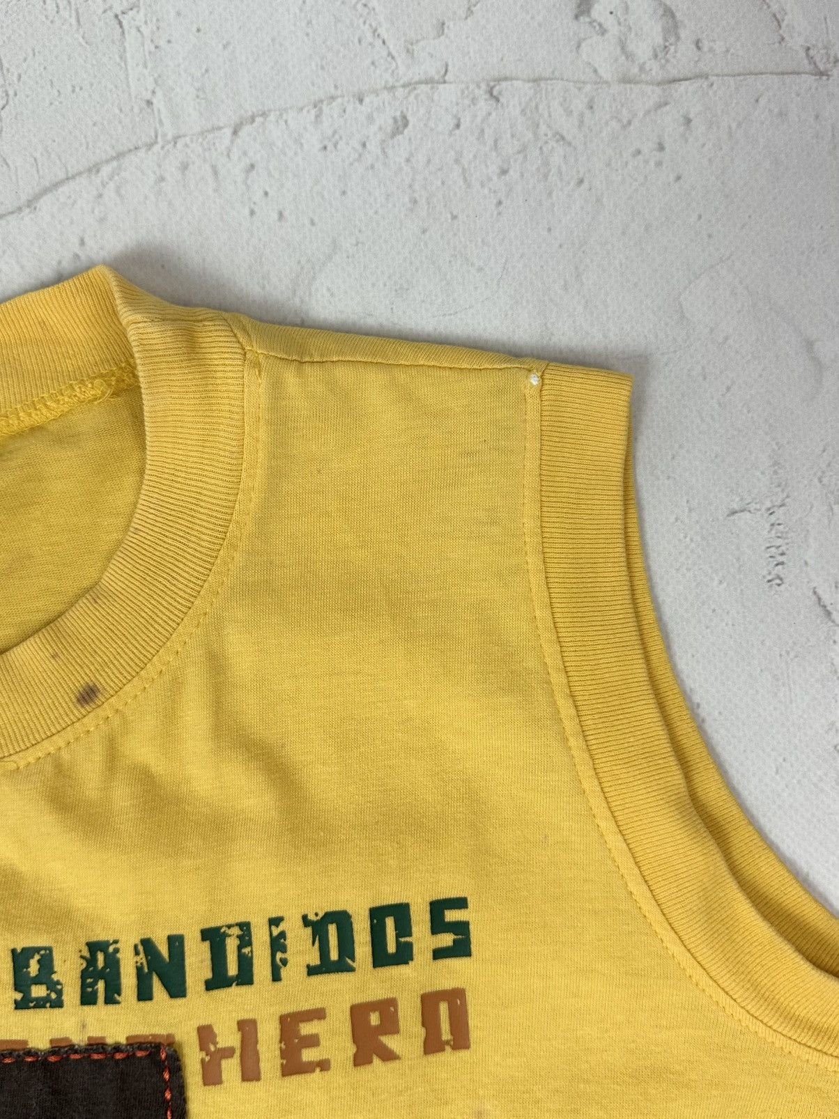 If Six Was Nine Vintage Printed Yellow Top Size S / US 4 / IT 40 - 4 Thumbnail