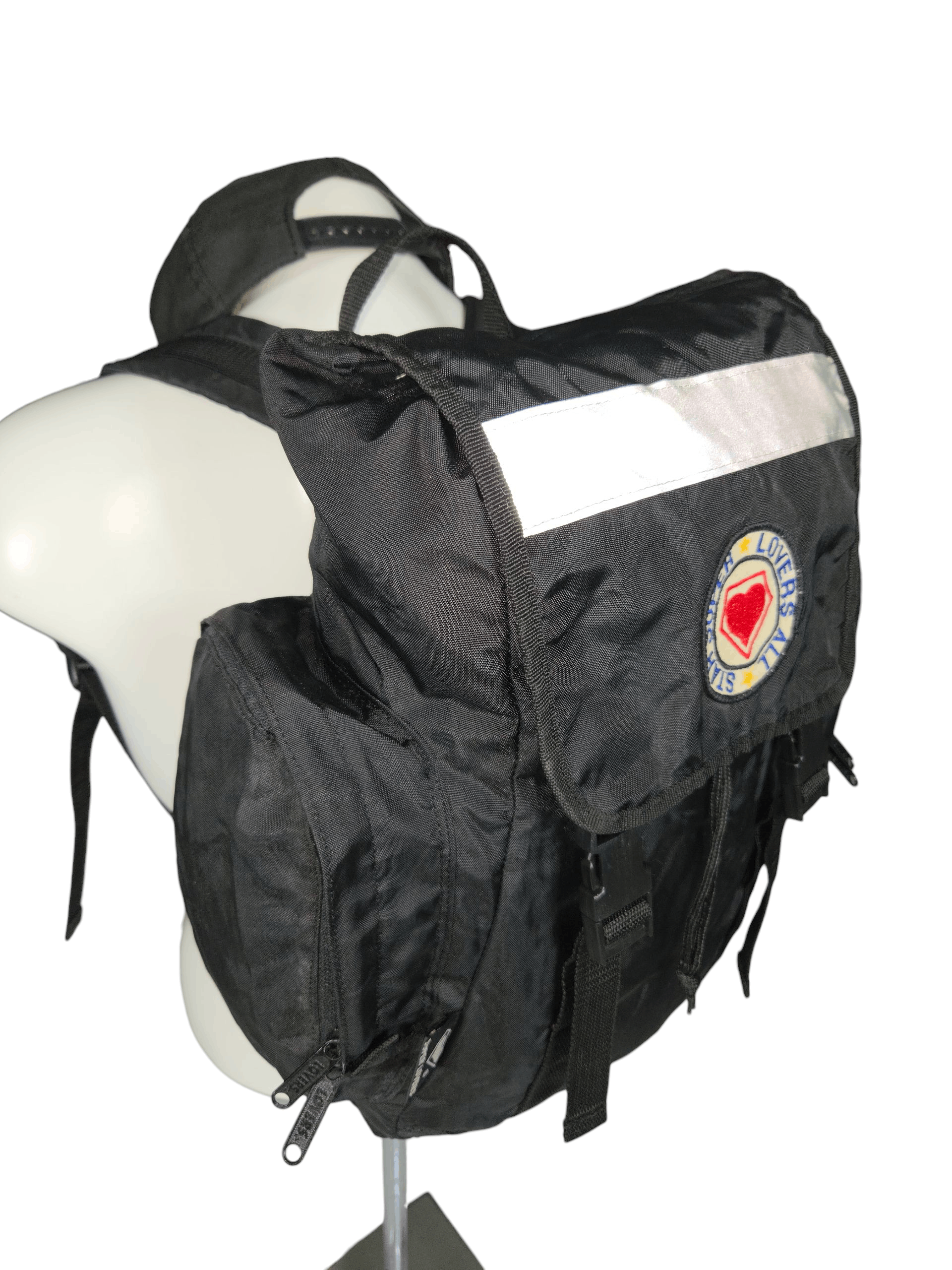 Super Lovers Vintage Y2K 00s Super Lovers All Stars Bagpack Raver Techno Size ONE SIZE - 2 Thumbnail