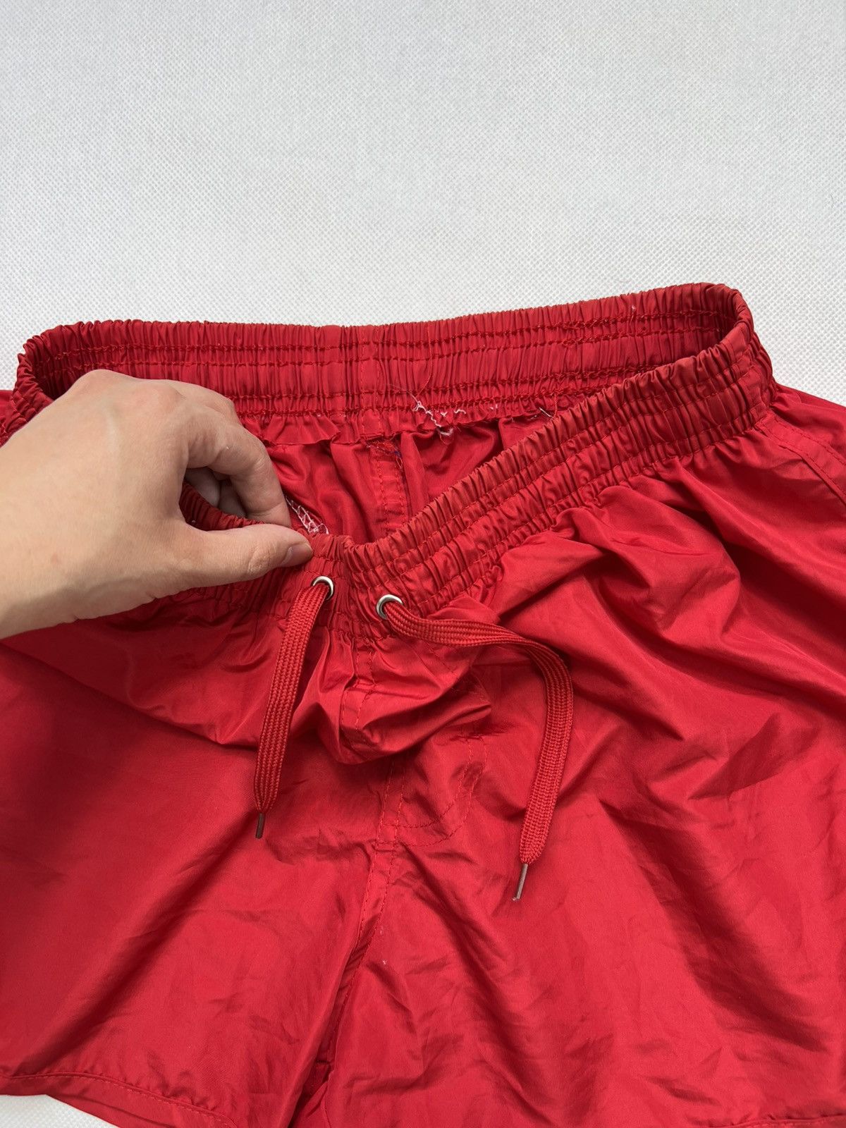 Adidas Shorts Adidas Nylon Red Vintage 90’s Logo Size US 32 / EU 48 - 5 Thumbnail