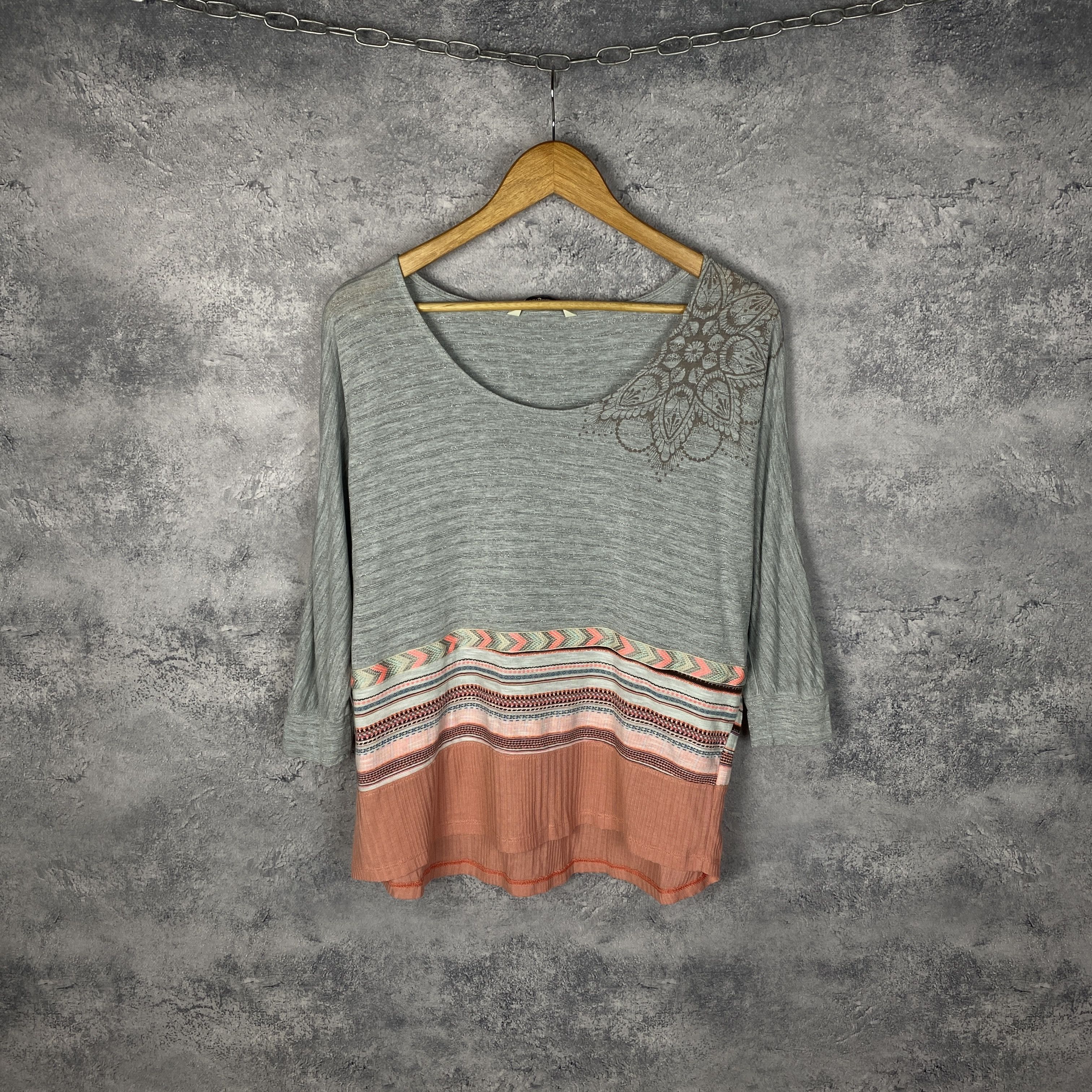 Desigual Desigual Blouse Women's Size M Multicolor Long Sleeve Size M / US 6-8 / IT 42-44 - 1 Thumbnail
