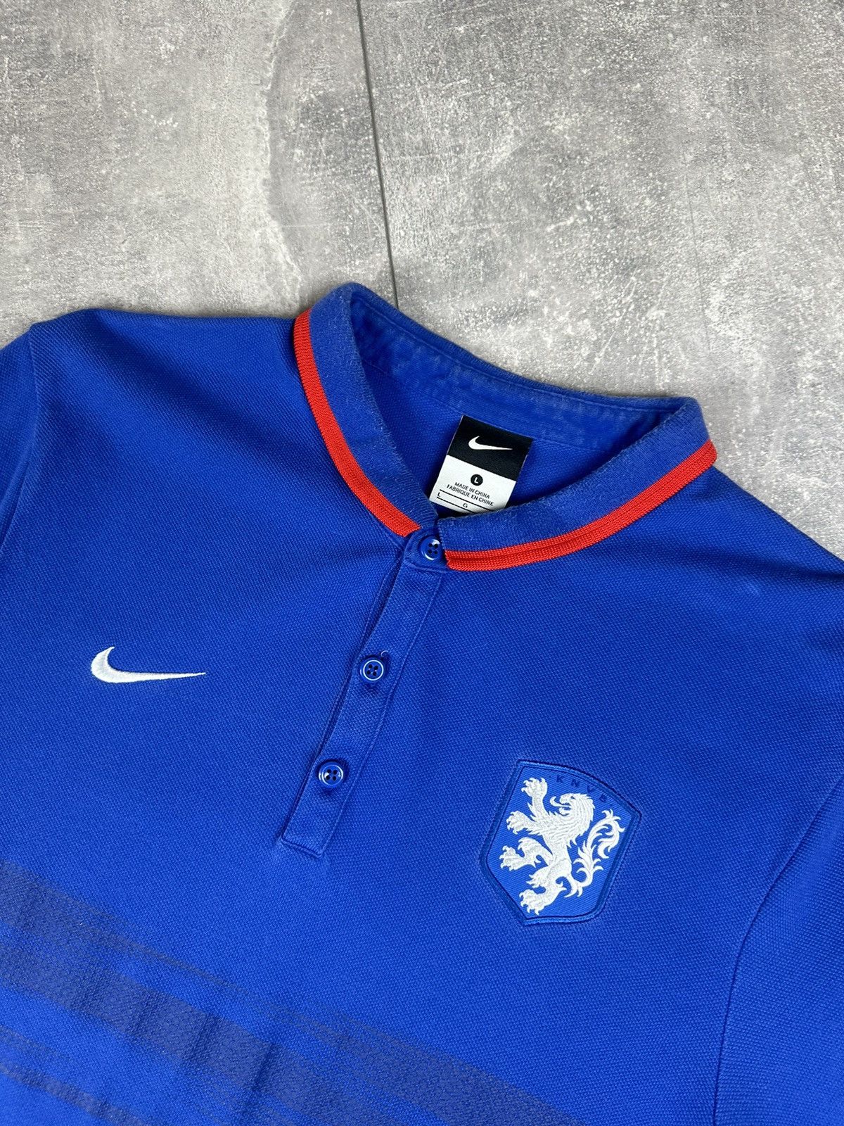 Nike Nike Netherlands National Team Polo Jersey Size US L / EU 52-54 / 3 - 6 Thumbnail