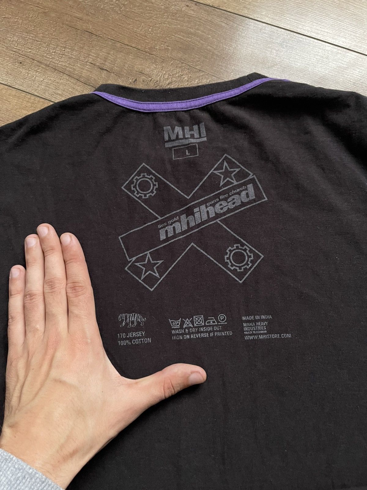 MHI MHI Maharishi Big Logo T-Shirt Tee Japanese Size US L / EU 52-54 / 3 - 9 Thumbnail