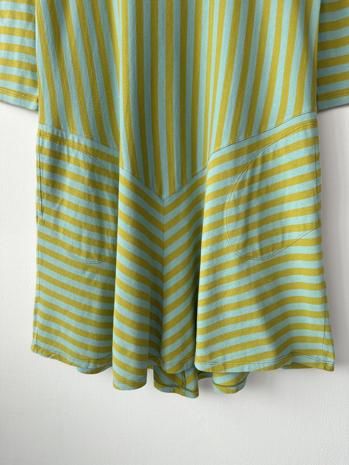 Gudrun Sjoden GUDRUN SJODEN Organic Cotton Striped A-Line Tunic Dress Sz M Size M / US 6-8 / IT 42-44 - 4 Thumbnail