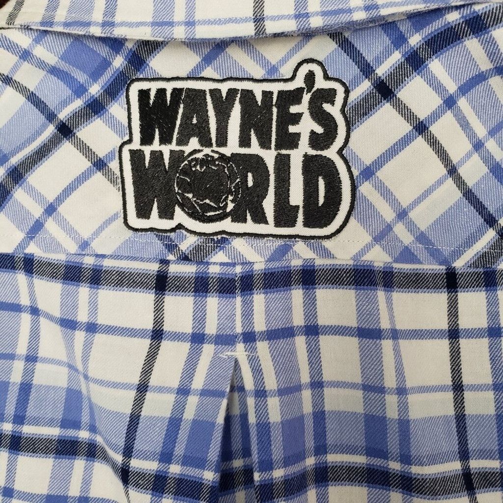 Other Womens Upcycled Flannel "Wayne's World" Patch Size 8 Size M / US 6-8 / IT 42-44 - 5 Thumbnail