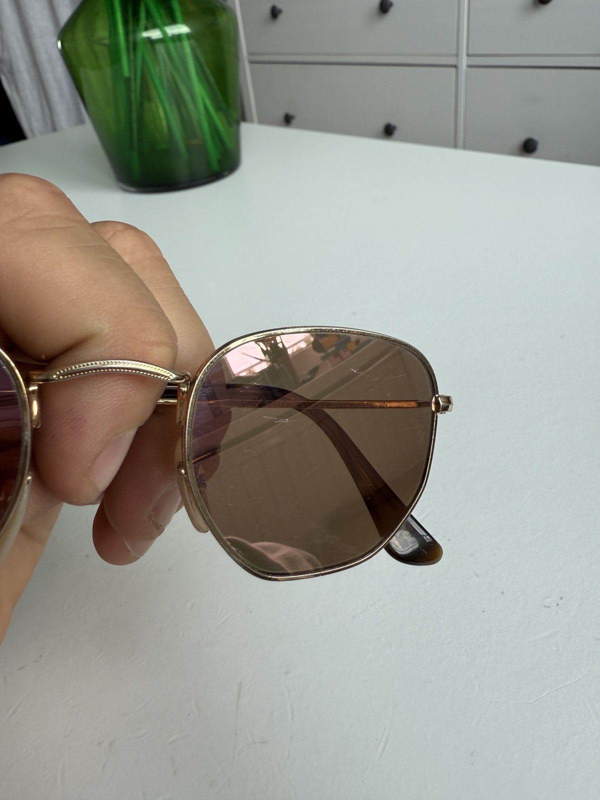 RayBan Ray Ban polarised oval sunglasses designer festival rave y2k Size ONE SIZE - 9 Thumbnail