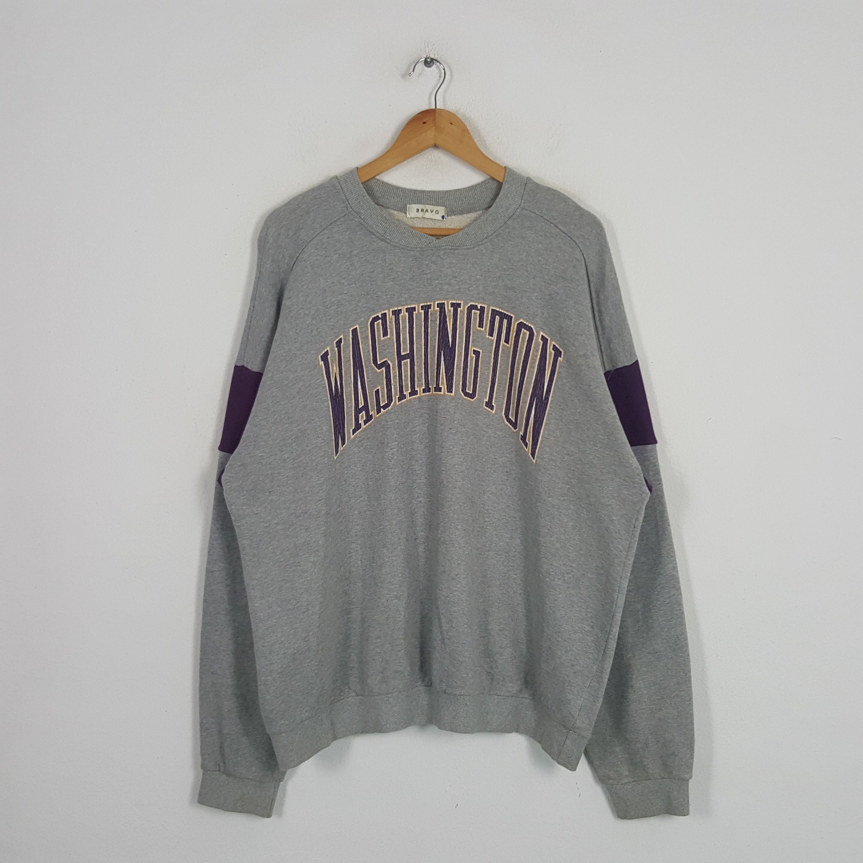 MLB × Vintage Vintage Huskies Washington American MLB Team Sweatshirt Size US XL / EU 56 / 4 - 1 Thumbnail