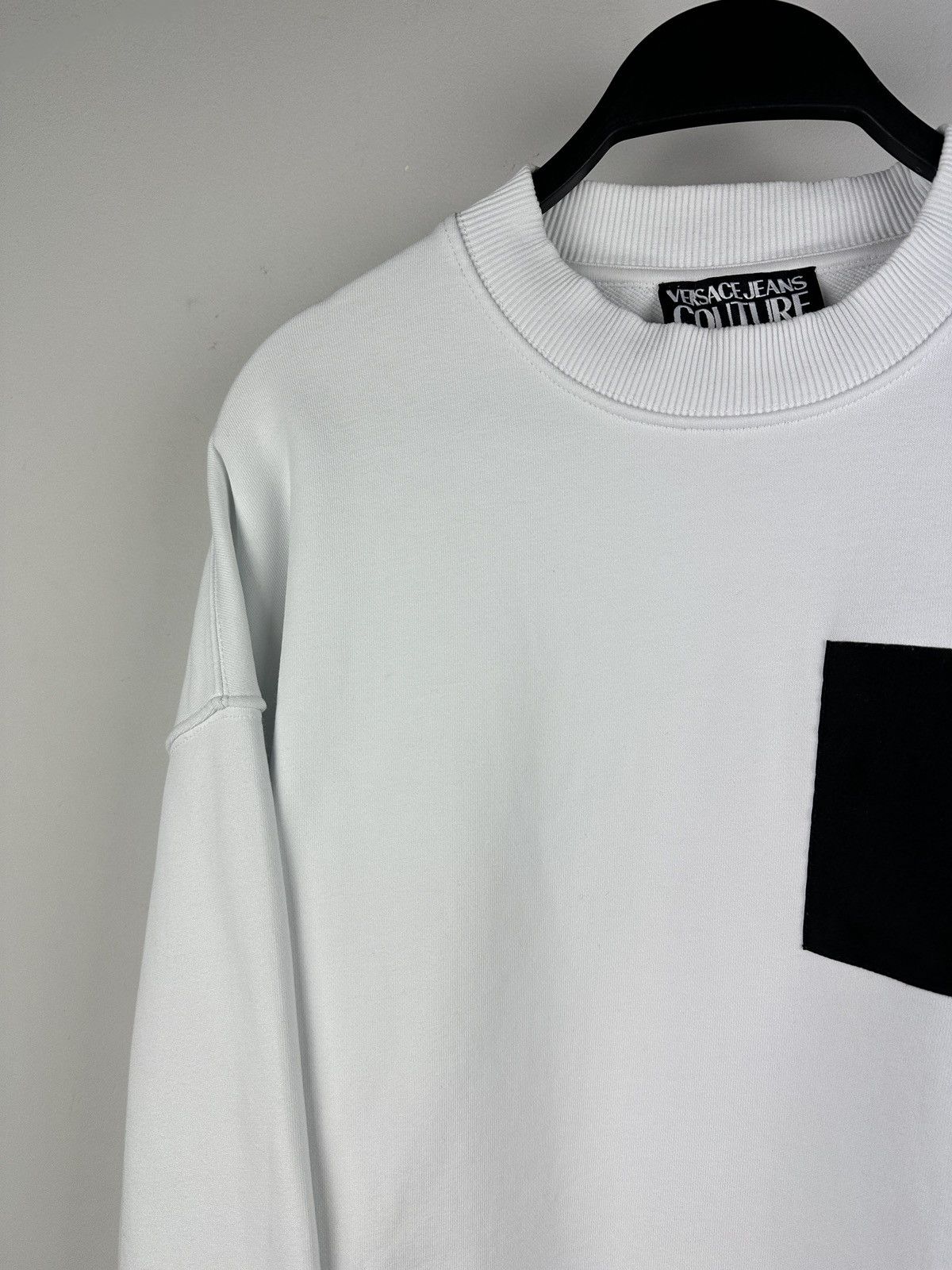 Versace × Versace Jeans Couture Versace Jeans Couture White Sweatshirt Reflective Logo Size US M / EU 48-50 / 2 - 2 Thumbnail