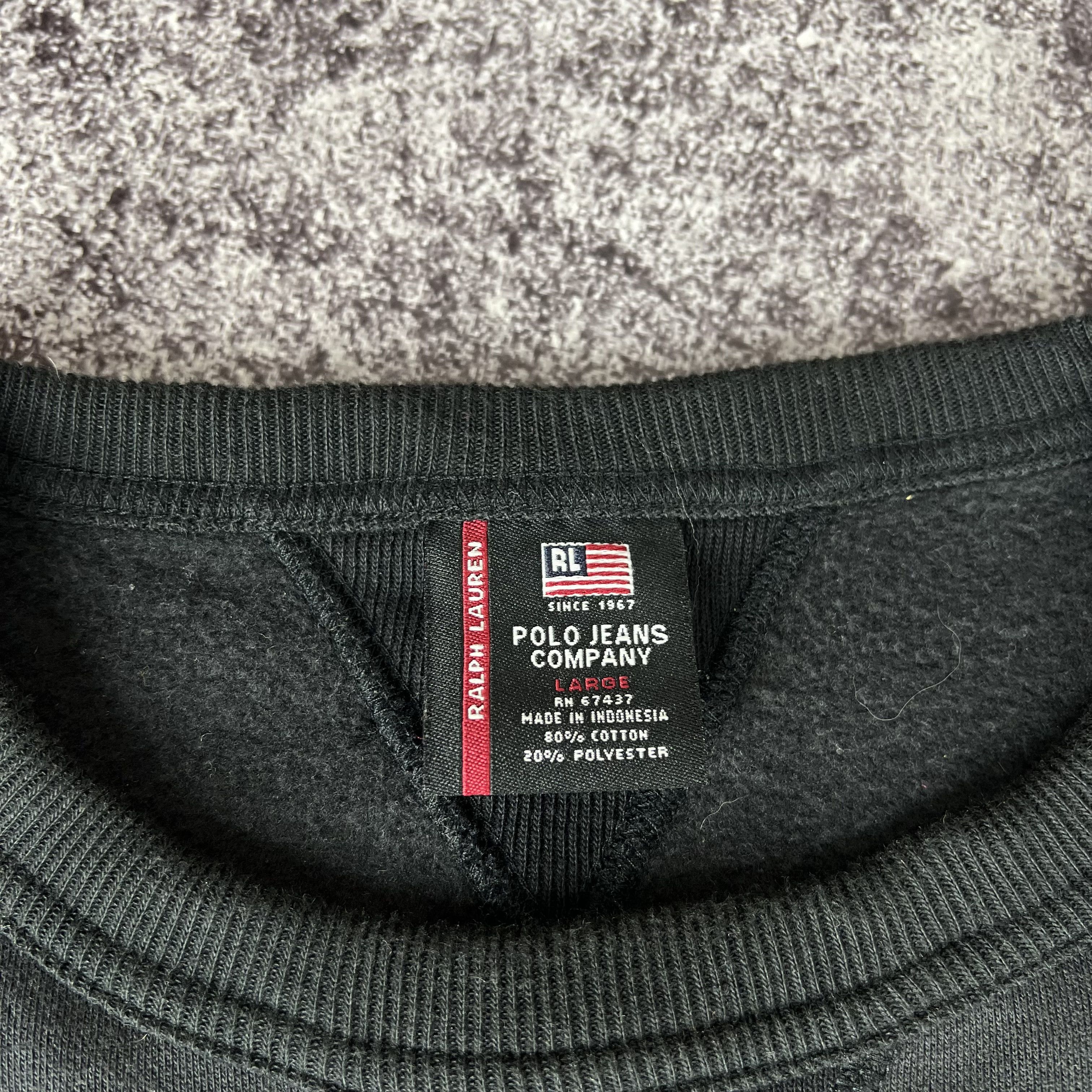 Polo Ralph Lauren Ralph Lauren Polo Jeans Company Sweathirts Big Logo Size L Size US L / EU 52-54 / 3 - 7 Thumbnail