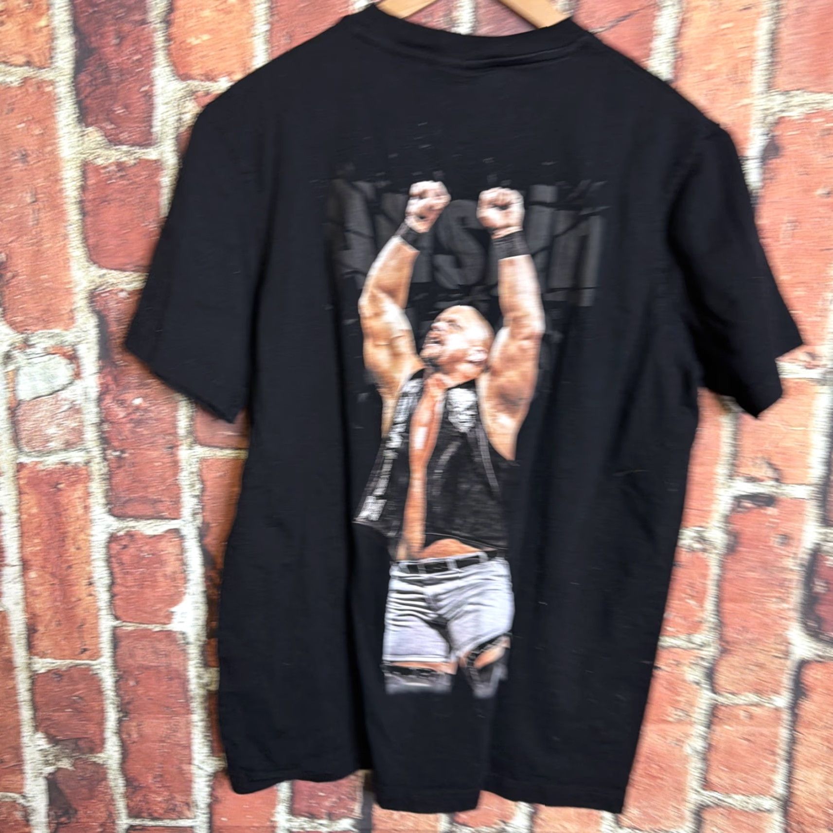 Palace WWE Shirt Stone Cold Steve Austin Short Sleeve T Shirt M Black Plain Graphic Print Logo WWE Size US M / EU 48-50 / 2 - 3 Thumbnail