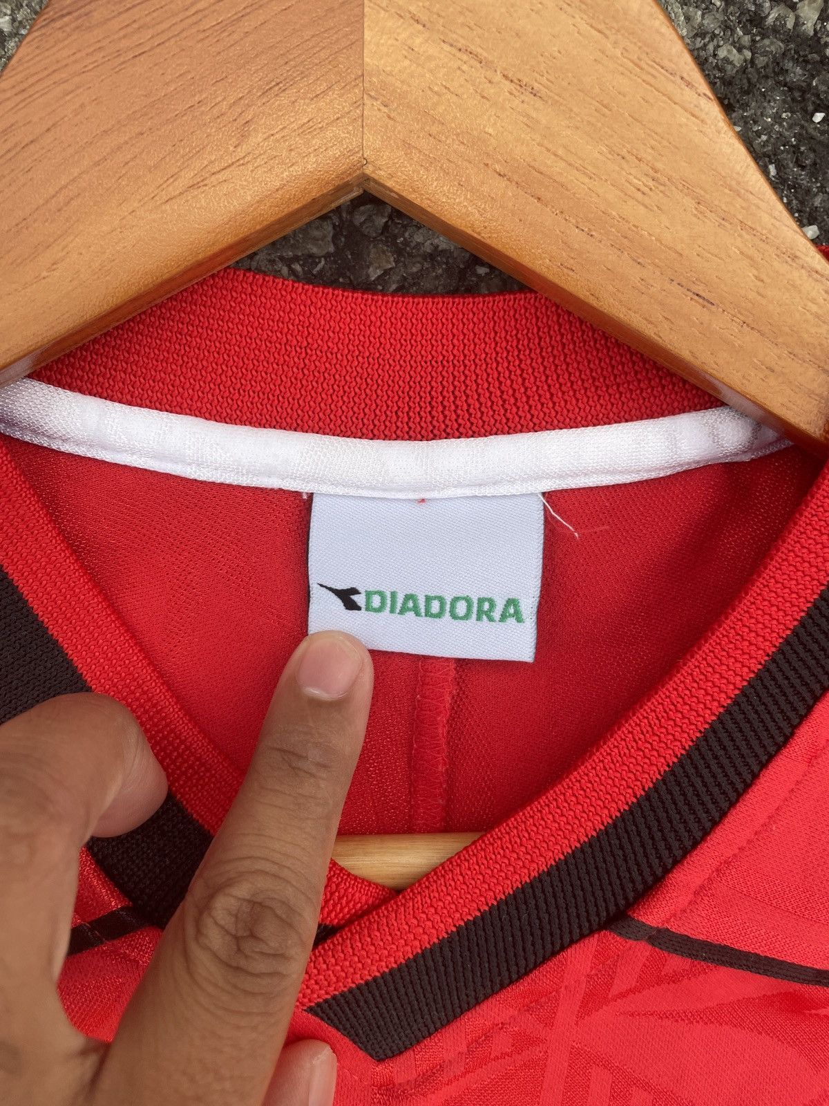 Diadora Vintage Diadora Jersey Template Size US M / EU 48-50 / 2 - 4 Thumbnail