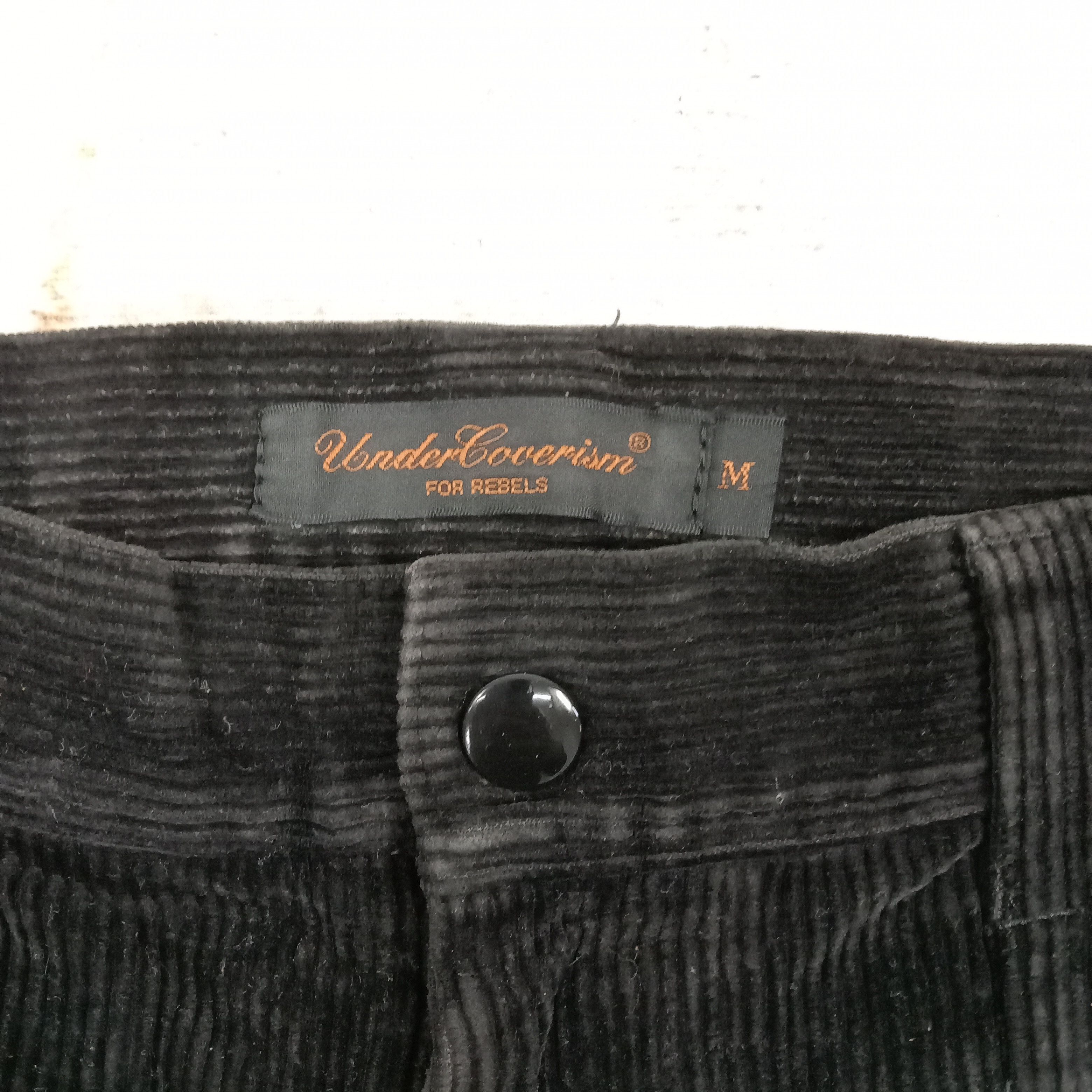 Undercover Undercoverism Double Knee Distressed Corduroy Pants C265N17 Size US 30 / EU 46 - 3 Thumbnail
