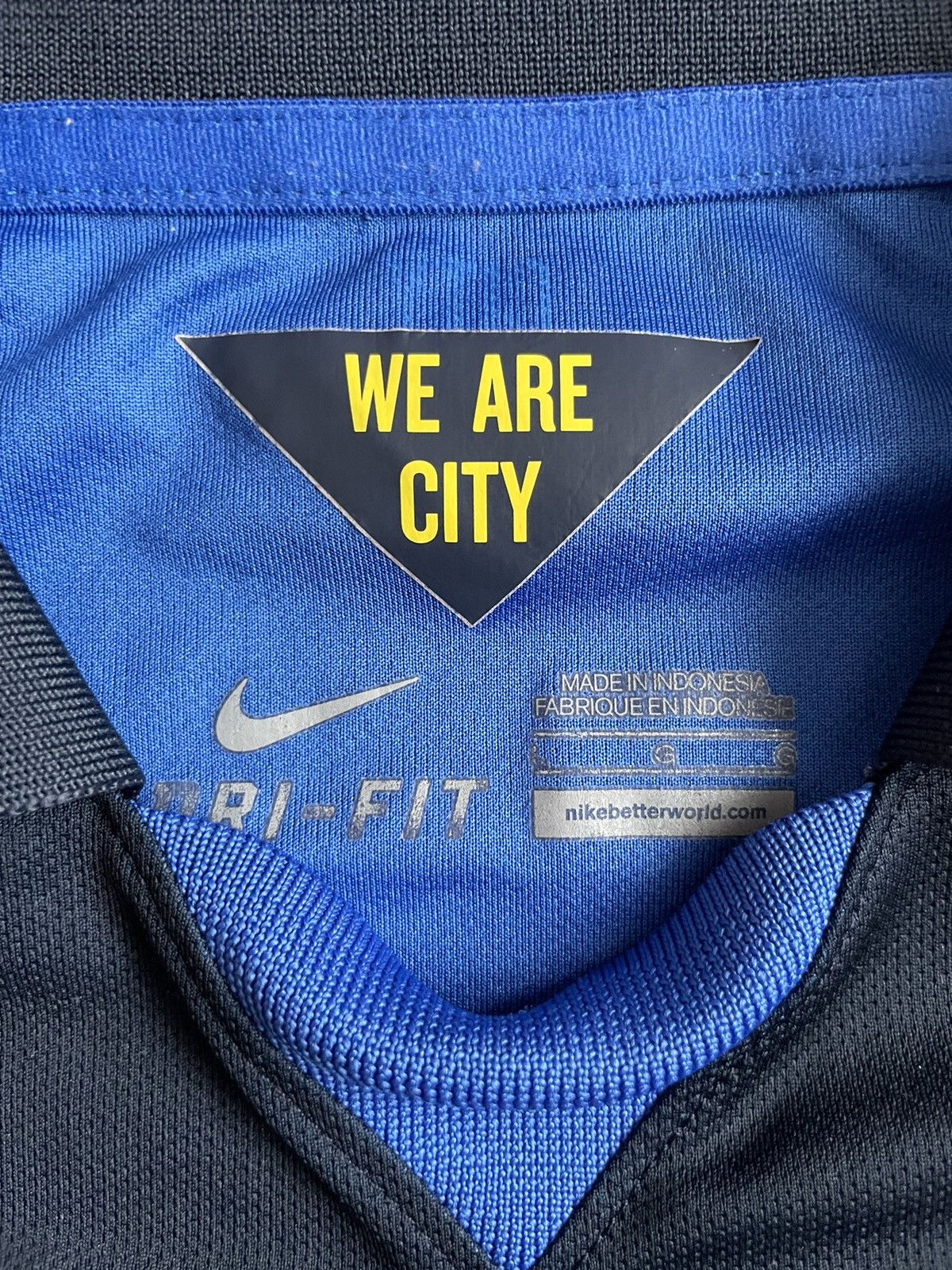 Nike Nike Manchester City 2014/2015 Away Soccer Jersey Kit L Size US L / EU 52-54 / 3 - 8 Thumbnail