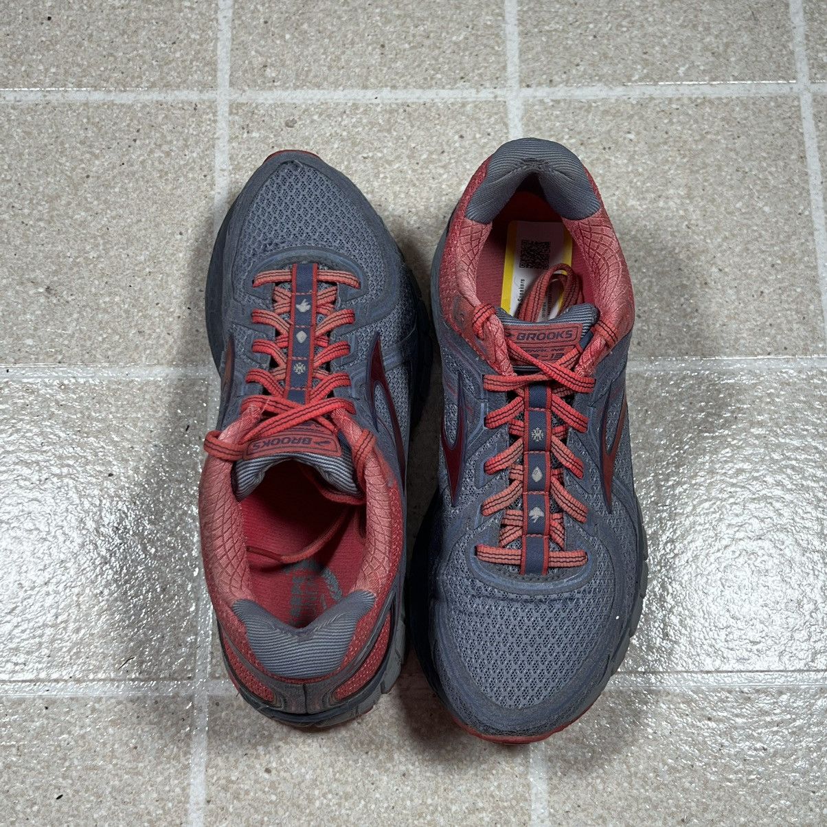 Brooks Brooks Adrenaline ASR 13 Running Shoes Sneakers Grey Coral Size US 8 / IT 38 - 5 Thumbnail