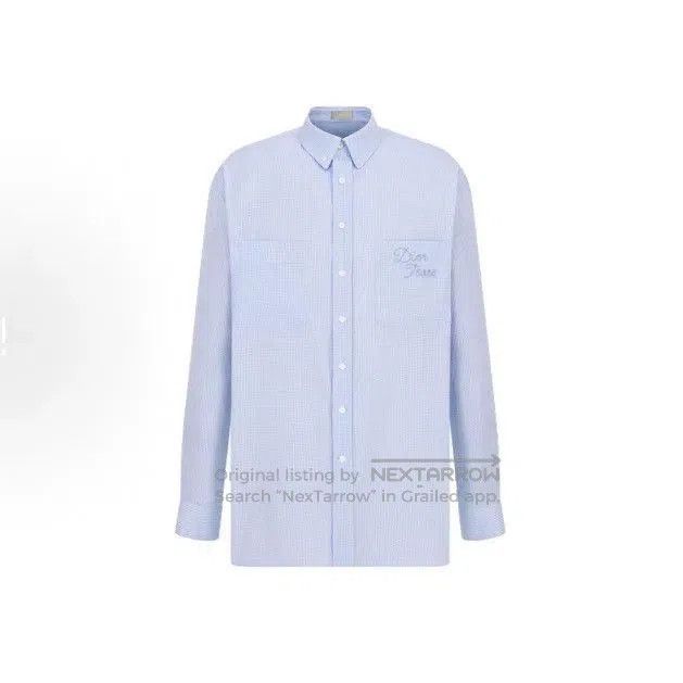 Dior Dior x Denim Tears Embroidered Striped Shirt. Size US M / EU 48-50 / 2 - 1 Thumbnail
