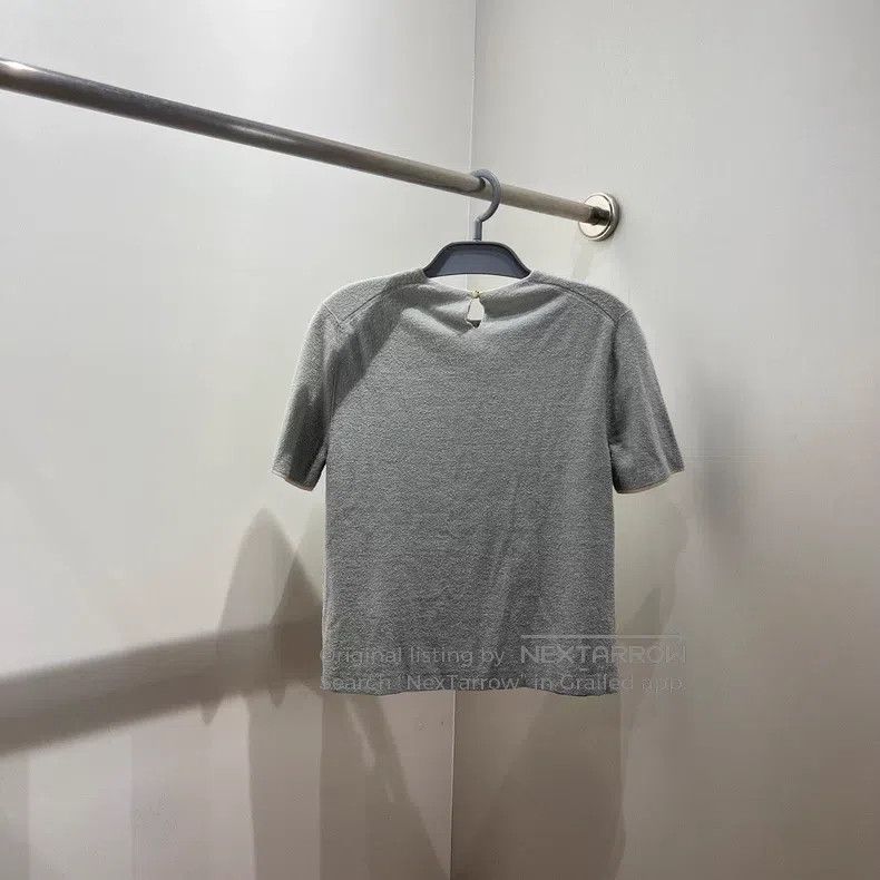Loro Piana Loro Piana Blend Simple Short Sleeve Size S / US 4 / IT 40 - 2 Thumbnail