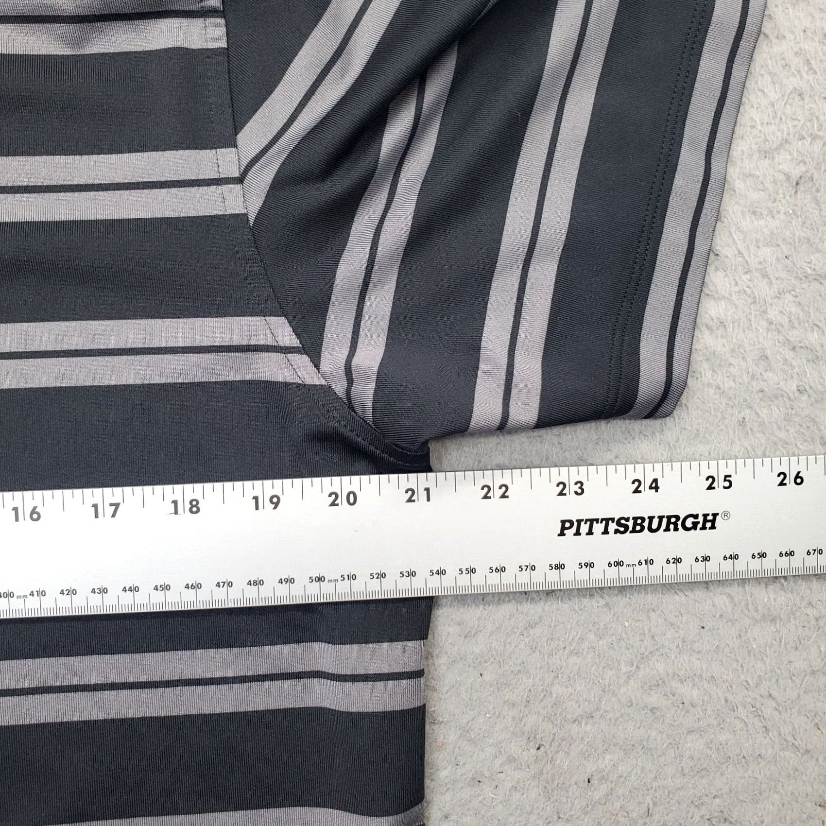 Under Armour Under Armour Polo Shirt Mens Large Multicolor Striped Heatgear Loose Fit Slit Collar Slit Sports Golf Mens Size L Size US L / EU 52-54 / 3 - 7 Thumbnail