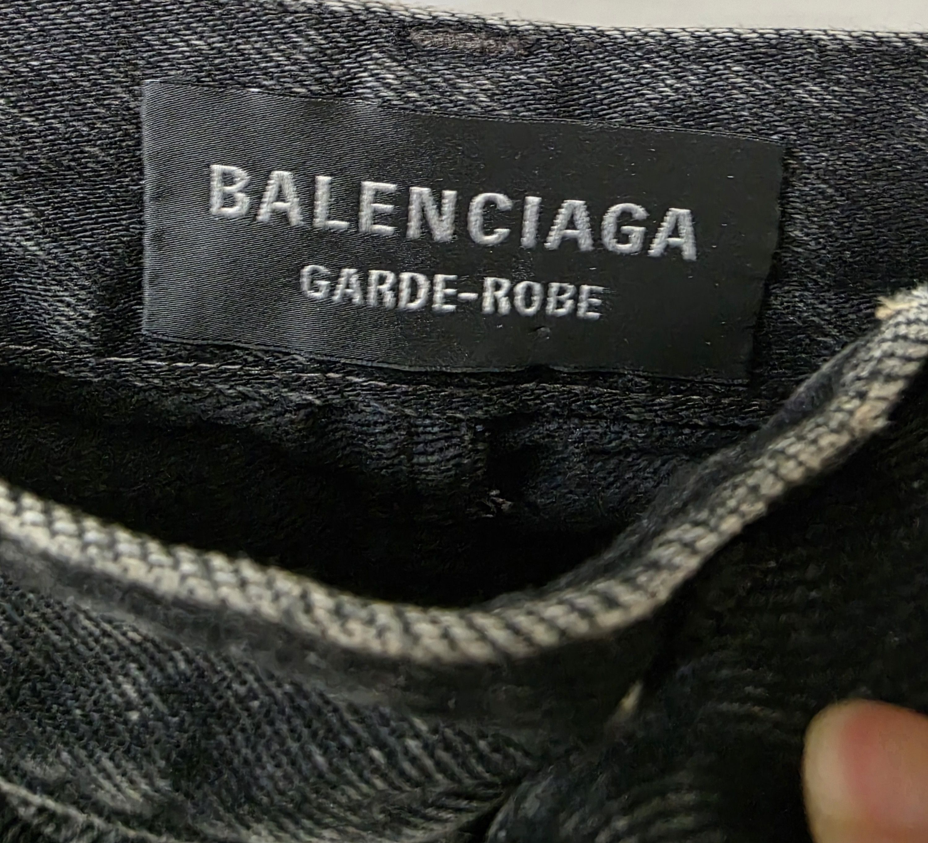 Balenciaga Balenciags garde-robe flared black denim japan made Size US 32 / EU 48 - 3 Thumbnail
