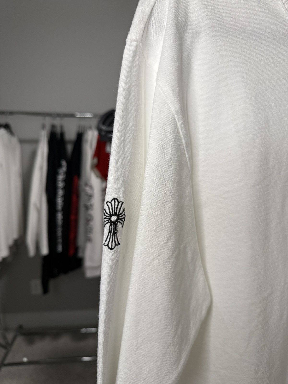 Chrome Hearts Chrome Hearts White “Y Not” Embroidered Longlseeve Size US L / EU 52-54 / 3 - 2 Thumbnail