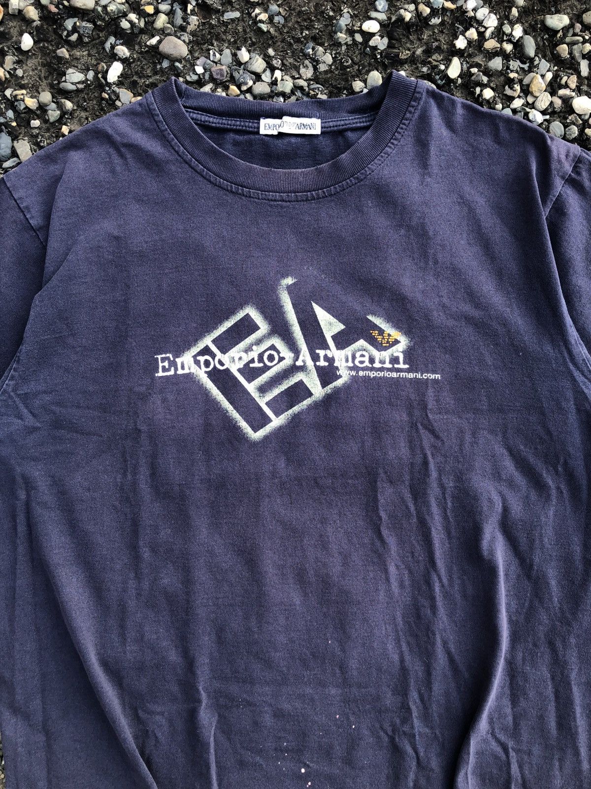 Emporio Armani Vintage 1990’s Emporio Armani Graphic T-Shirt Size US L / EU 52-54 / 3 - 2 Thumbnail