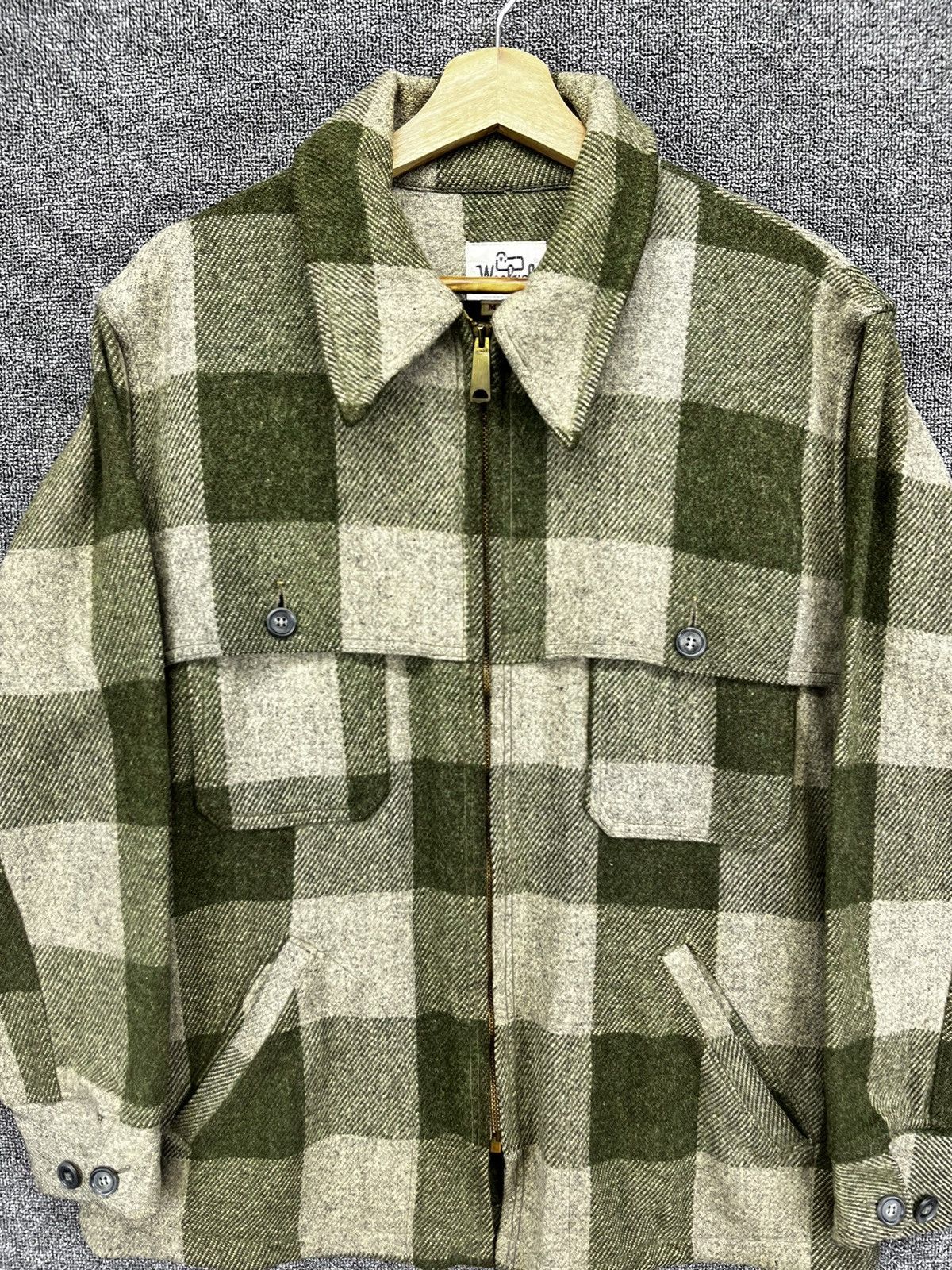 Woolrich Woolen Mills Vintage 80s Woolrich Shadow Plaid Jacket Size US M / EU 48-50 / 2 - 4 Thumbnail
