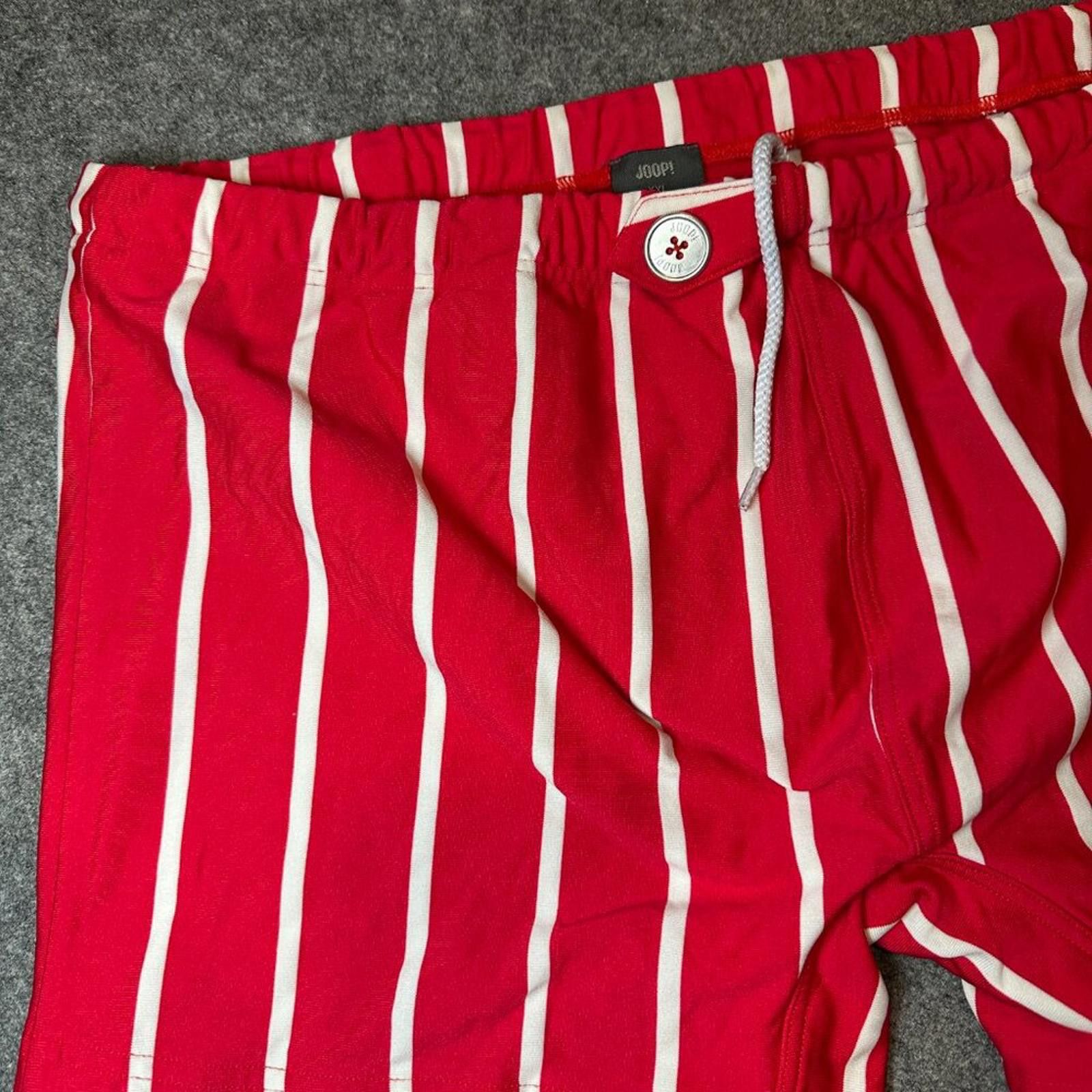 Joop! JOOP! Men’s Red & White Striped Swim Shorts – Size XXL ( Size US 40 / EU 56 - 3 Thumbnail
