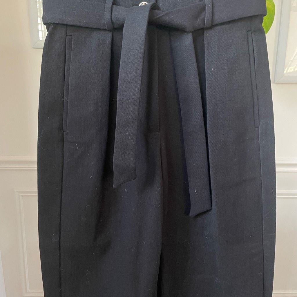 Iro NWOT IRO Caelia High Waist Paperbag Trousers Pants $500 36 4 Size 27" / US 4 / IT 40 - 3 Thumbnail