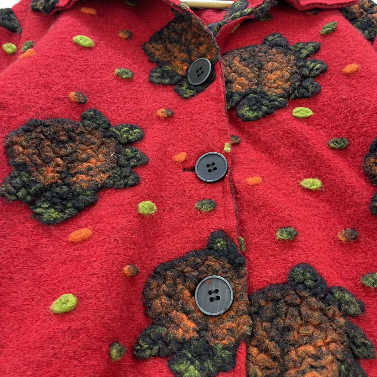 Ne-Net 💥Vintage Diabell Tokyo Bobble Pachtwork Wool Jacket Size M / US 6-8 / IT 42-44 - 6 Thumbnail