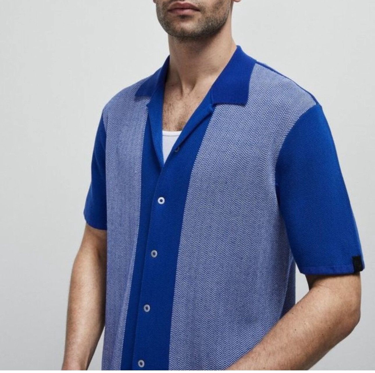 Rag & Bone Rag & Bone herringbone Avery shirt $250 retail Size US M / EU 48-50 / 2 - 1 Thumbnail
