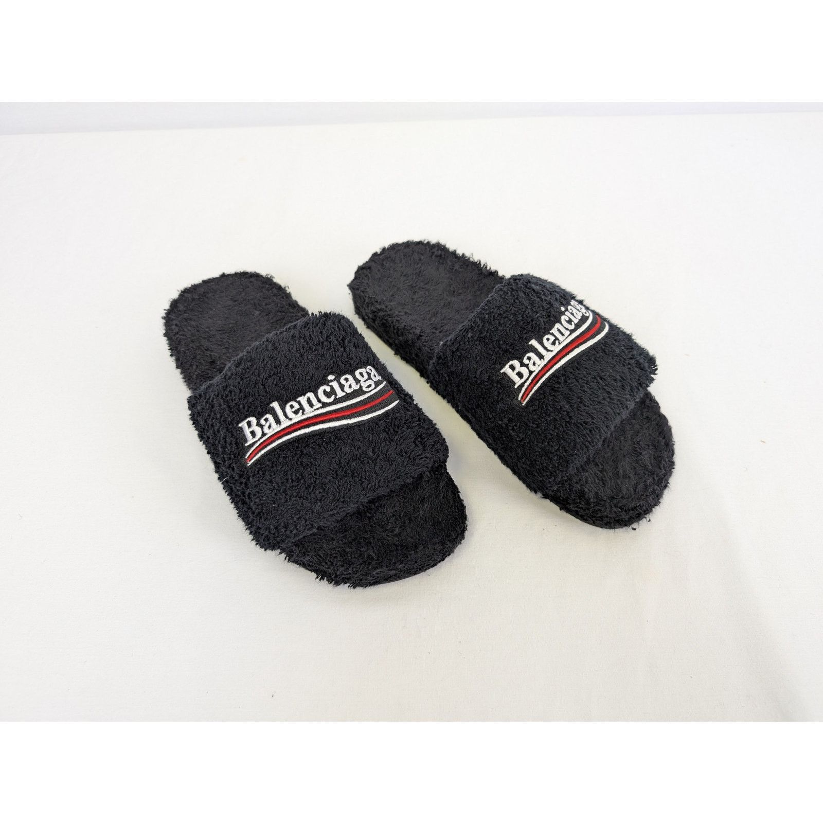 Balenciaga o1rshd1 /DUP/ Furry Slide Soft Towel Material Polite Slipper Size US 5 / EU 37 - 5 Thumbnail