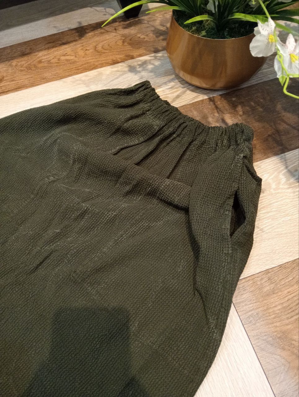 Issey Miyake VINTAGE PLANTATION ISSEY MIYAKE PLEATED MAXI SKIRT - SIZE M Size 26" / US 2 / IT 38 - 4 Thumbnail