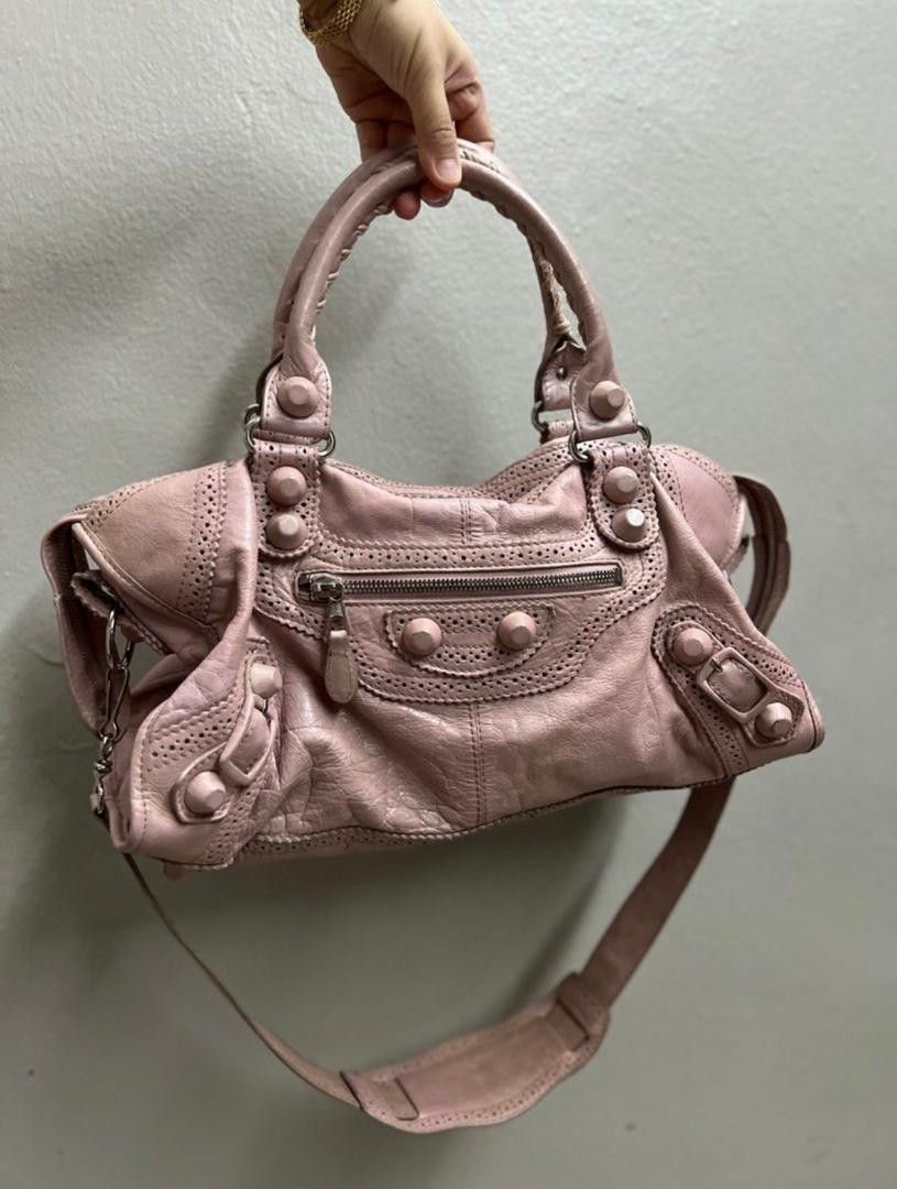 Balenciaga × Vintage Vintage Balenciaga city bag leather lampo