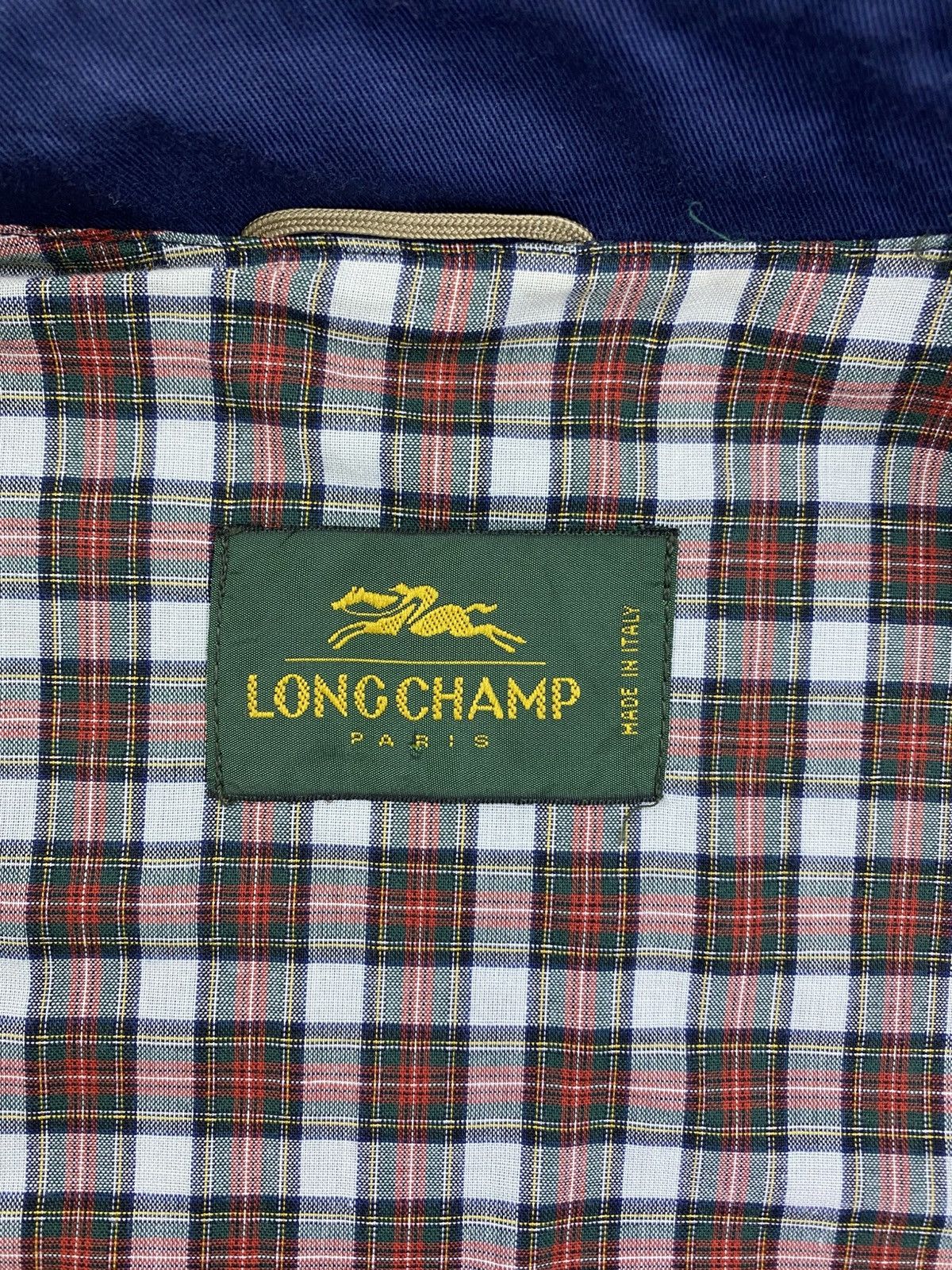 Longchamp Vintage Longchamp Navy Blue Zipper Bombers Jacket Size US XL / EU 56 / 4 - 9 Thumbnail
