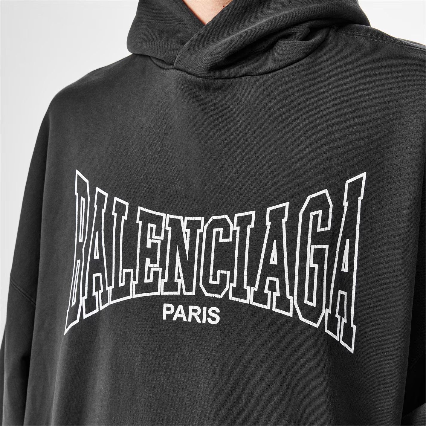 Balenciaga o1g2r1mq0226 Boxing Oth Hoodie In Black Size US S / EU 44-46 / 1 - 5 Thumbnail