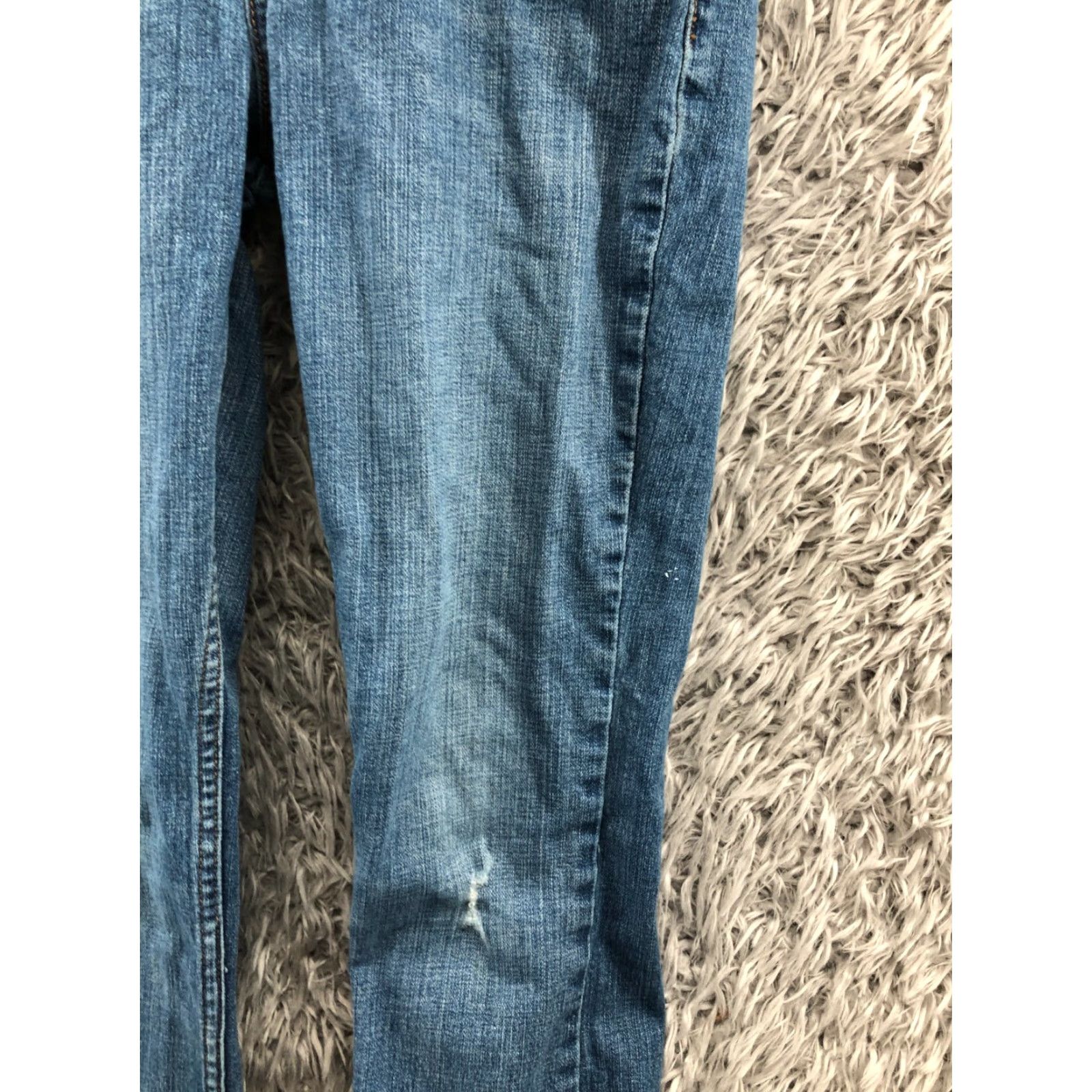 Levi's Levi's 526 Slender Straight Jeans Womens Size 4 Blue SMALL IMPERFECTIONS Size 27" / US 4 / IT 40 - 5 Thumbnail